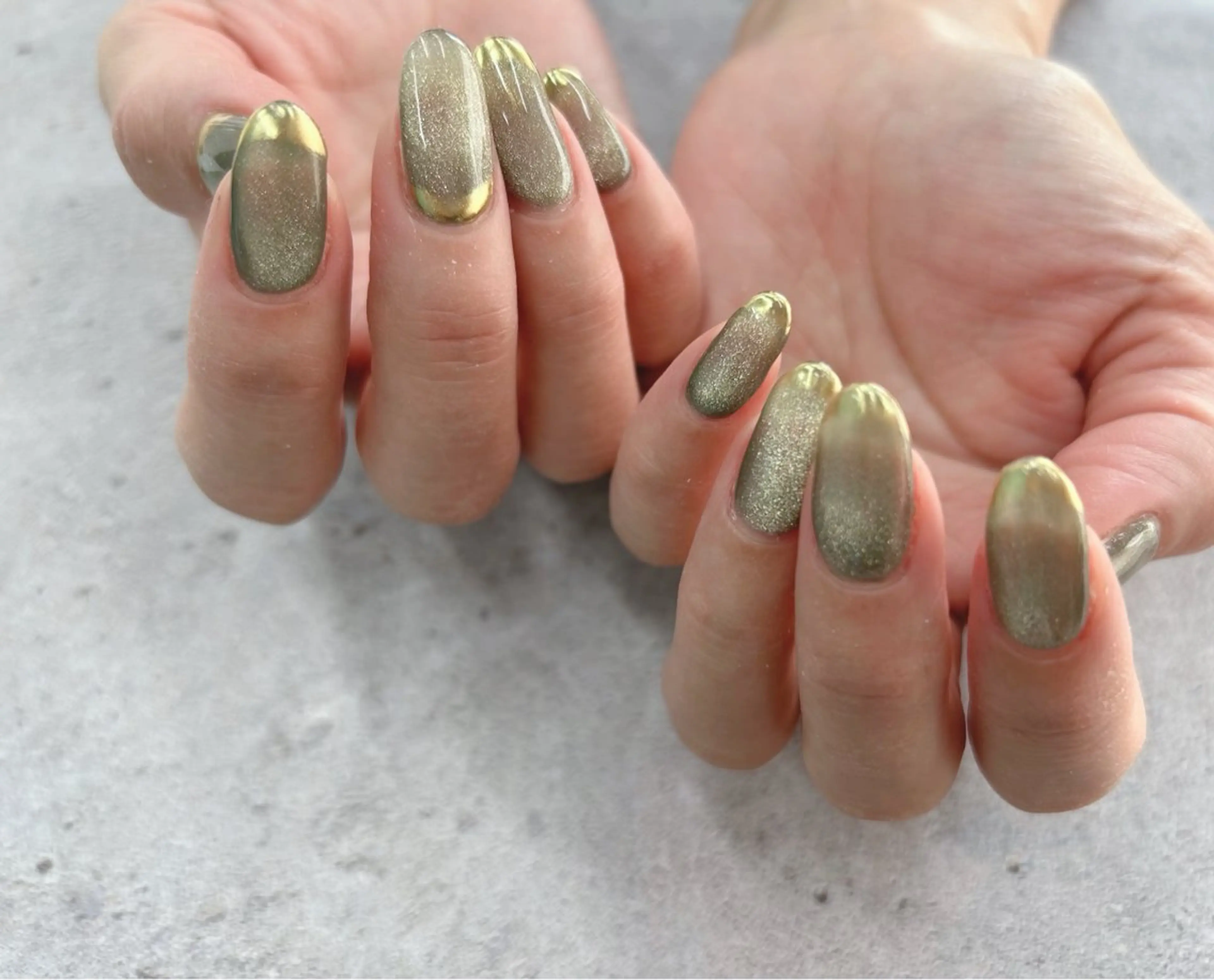 ネイル フレンチネイル ミラーネイル ハンドネイル Nail Salon agré所属・agré ネイルサロン アグレのネイルデザイン