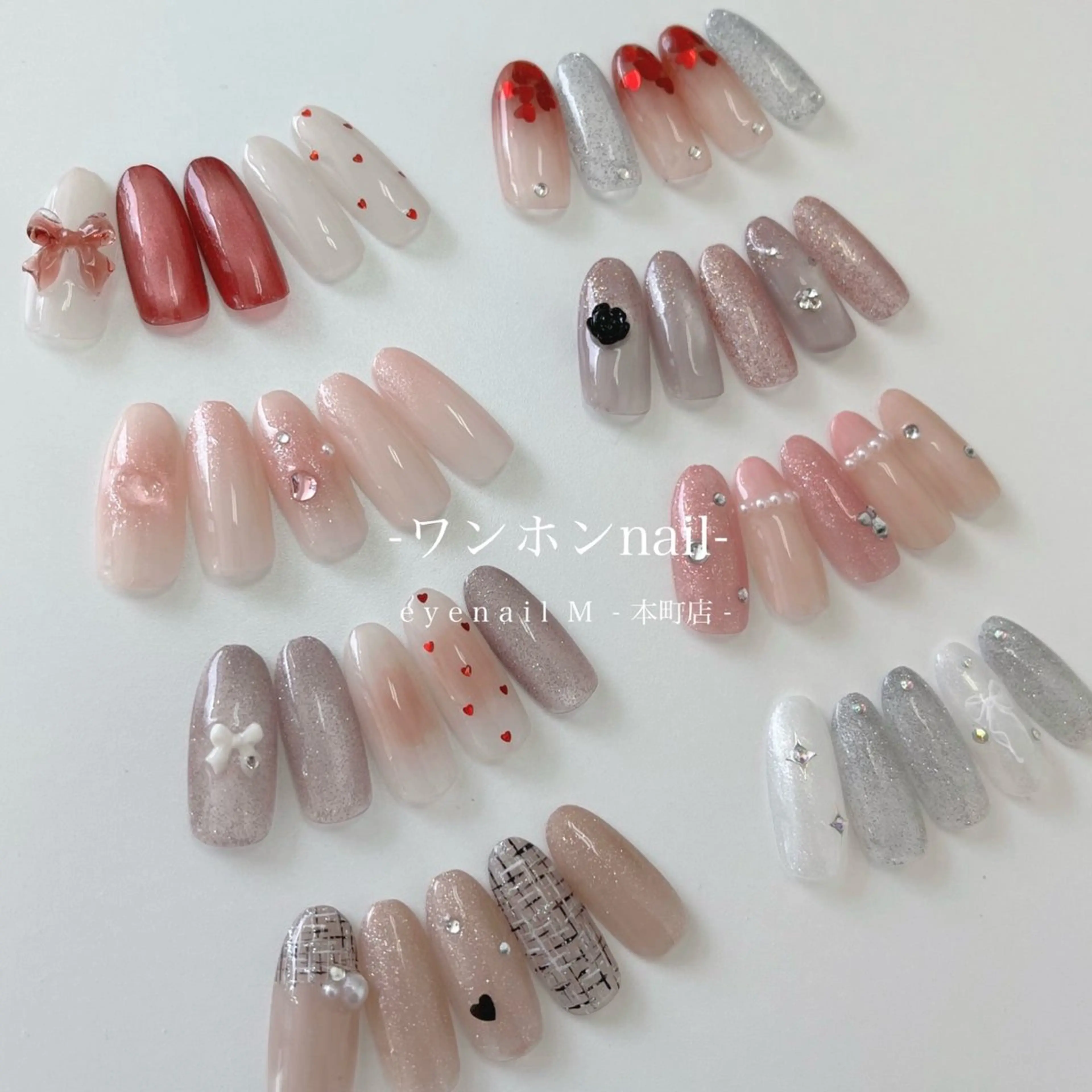 ネイル ハンドネイル eyenailm🍂 四ツ橋線本町駅/1分のネイルデザイン