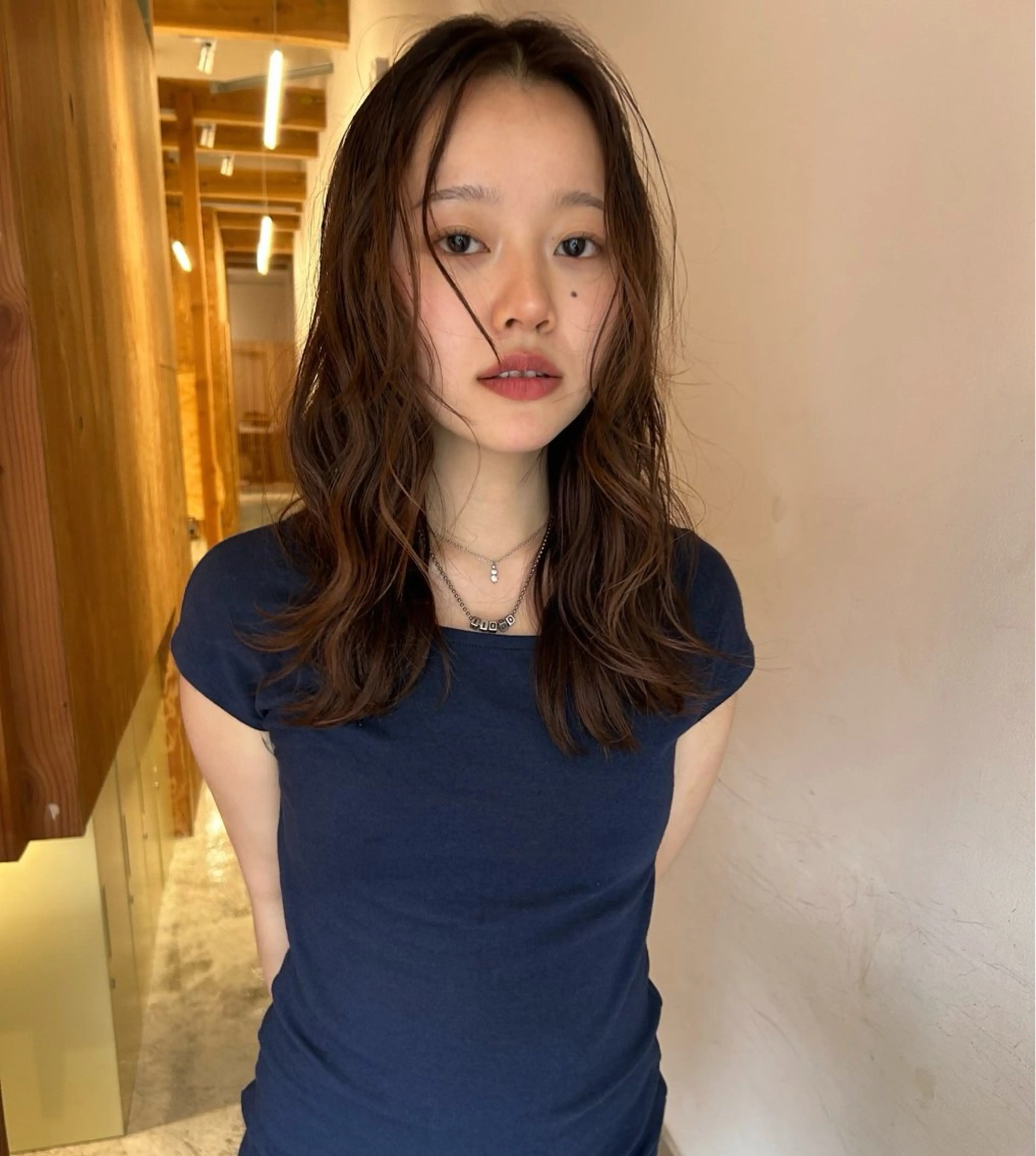 セミロング カラー カット ヘアカラー トリートメント land所属・透明感カラー/レイヤ ー🌙Honokaのヘアスタイル