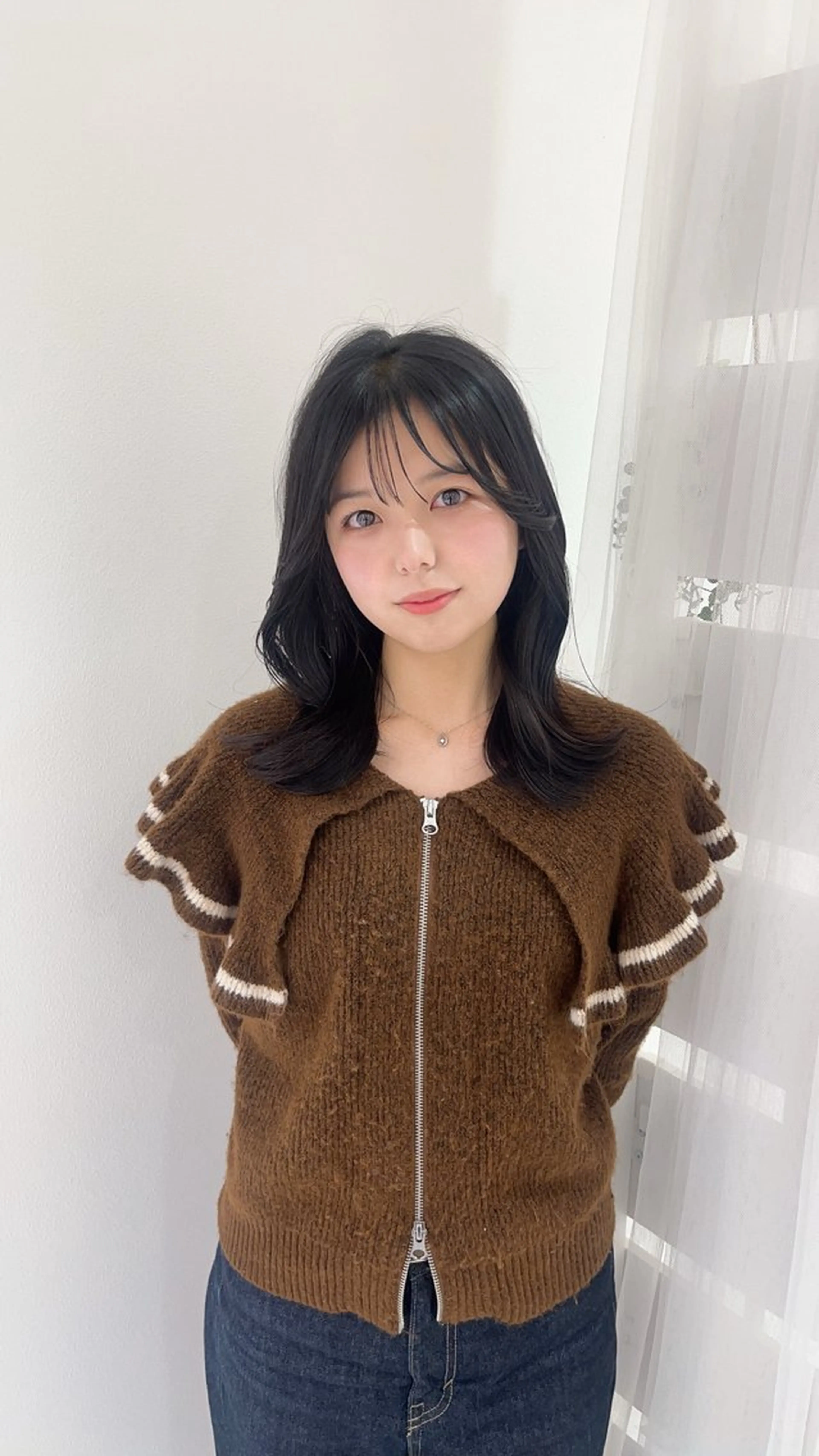 セミロング MIZUKI🫧ྀི 韓国ヘアAFLOATのヘアスタイル