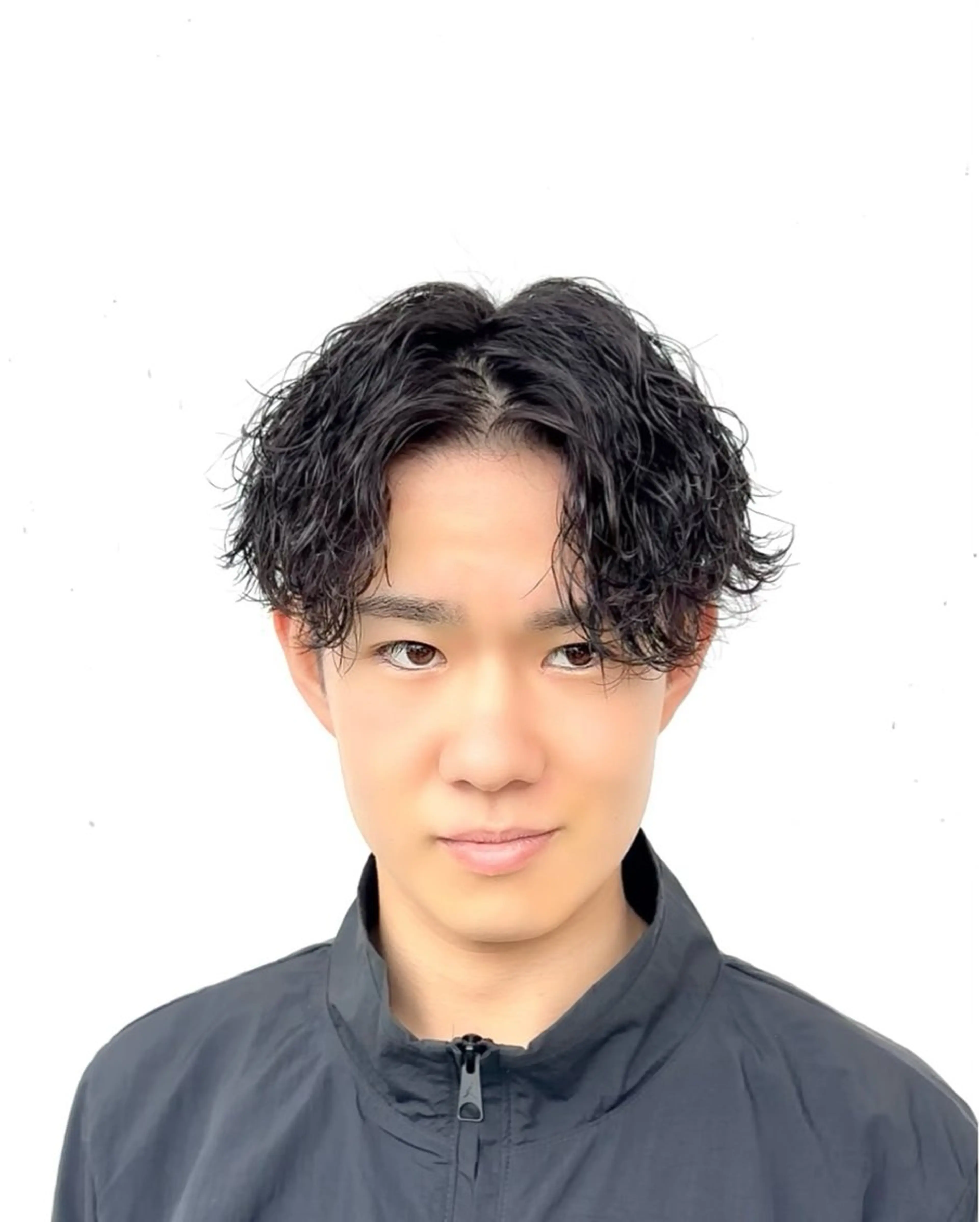 パーマ メンズ センターパート メンズパーマ 波巻きパーマ カット パーマ トリートメント ☆★メンズ特化★☆ 川地由麿のヘアスタイル