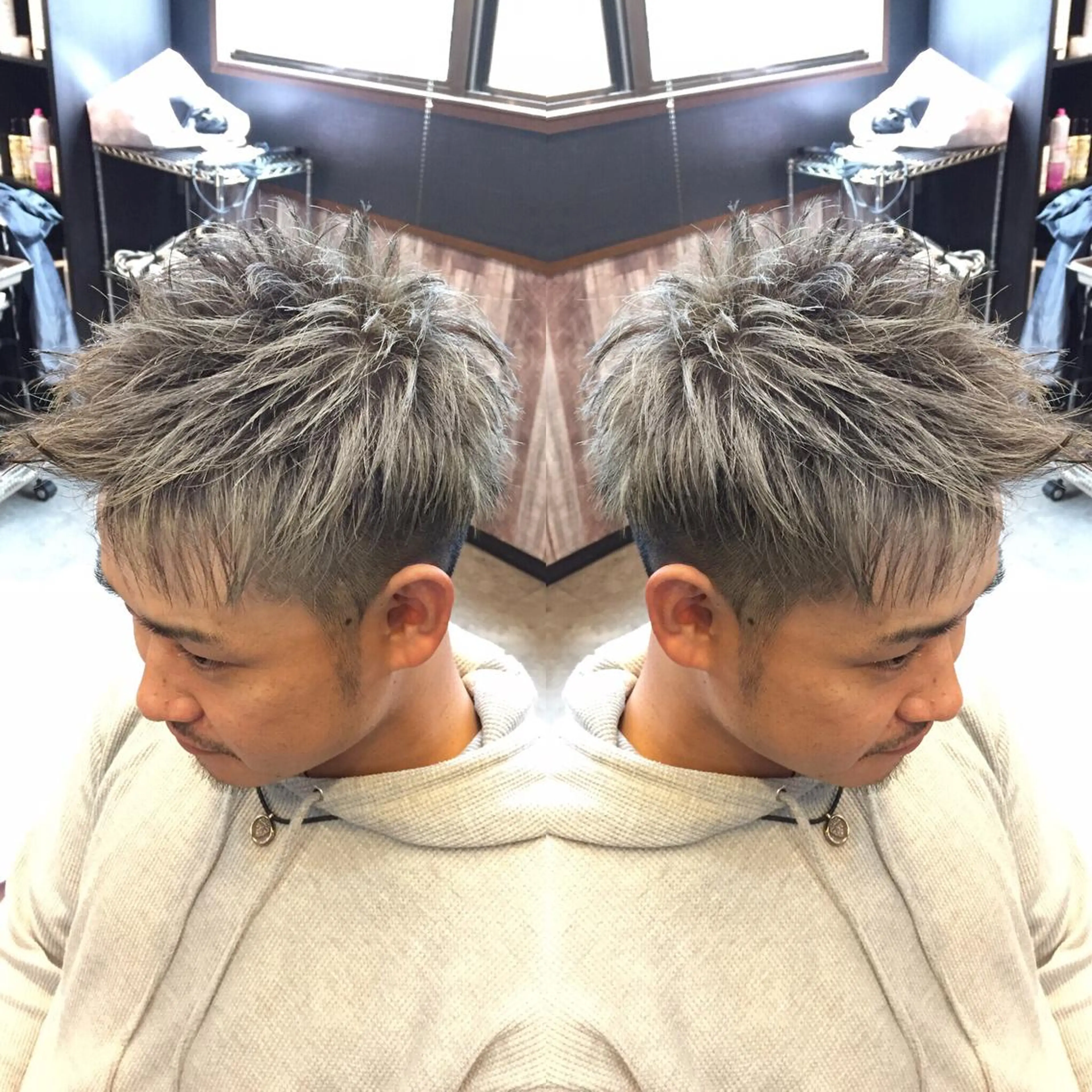 ショート カラー KIRA スズキ タクヤ／店長のヘアスタイル