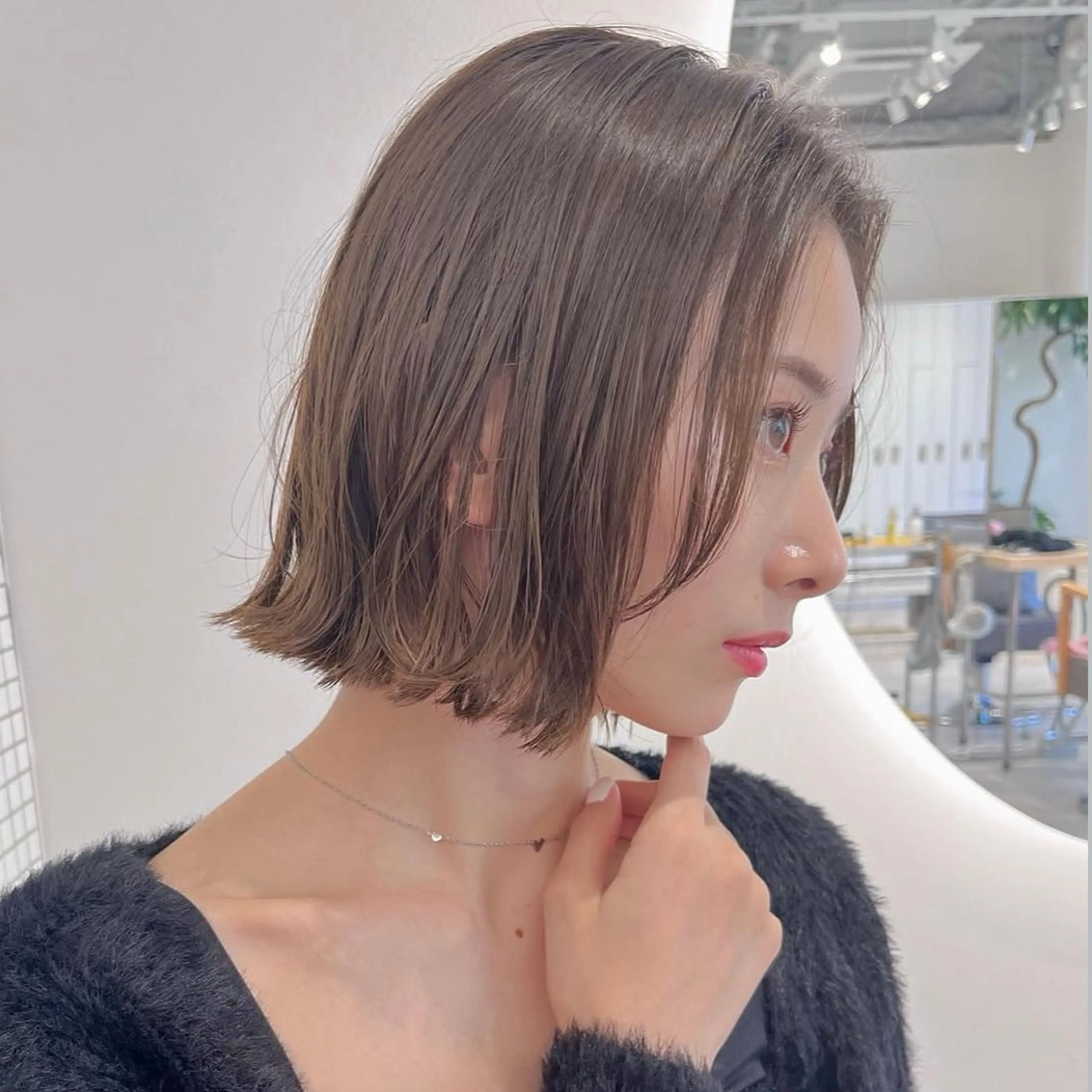 ミディアム ボブ 似合わせカット トリートメント ボブ/レイヤー /sora🌙✨️のヘアスタイル