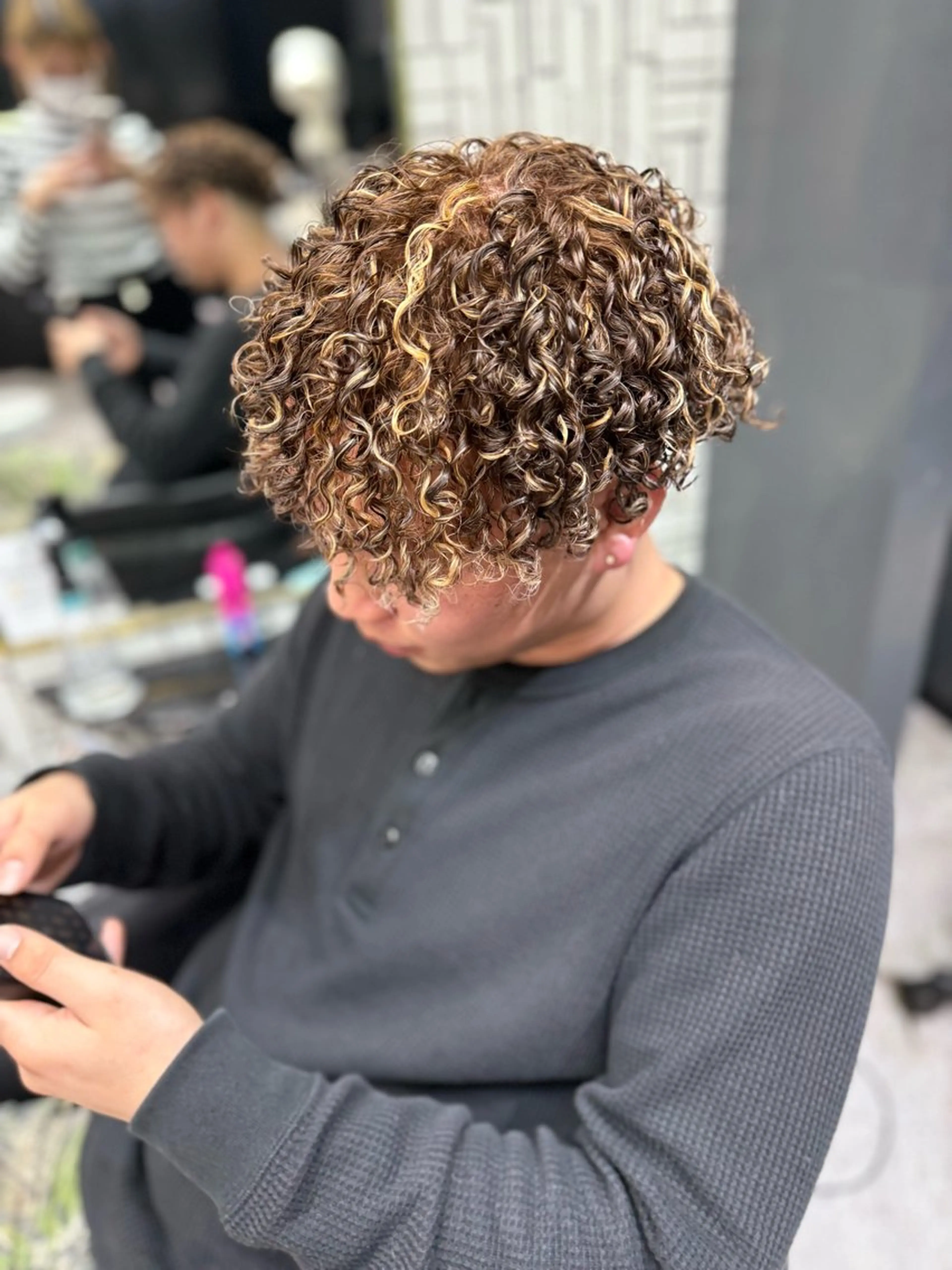 ショート パーマ 髪質改善 カット パーマ arose久留米所属・山中 莉乃のヘアスタイル