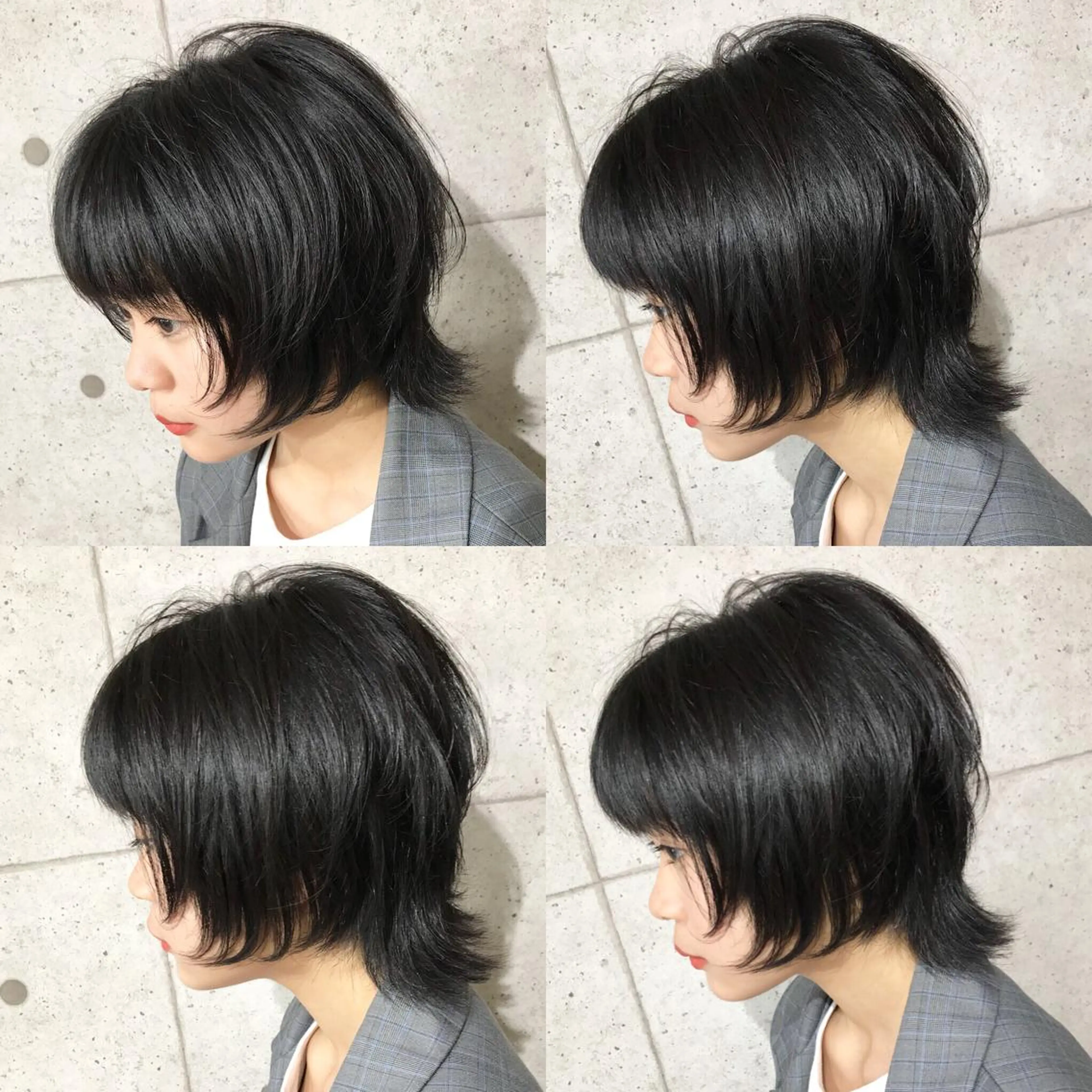 ショート ウルフカット カット hair teria ryu 大塚のヘアスタイル