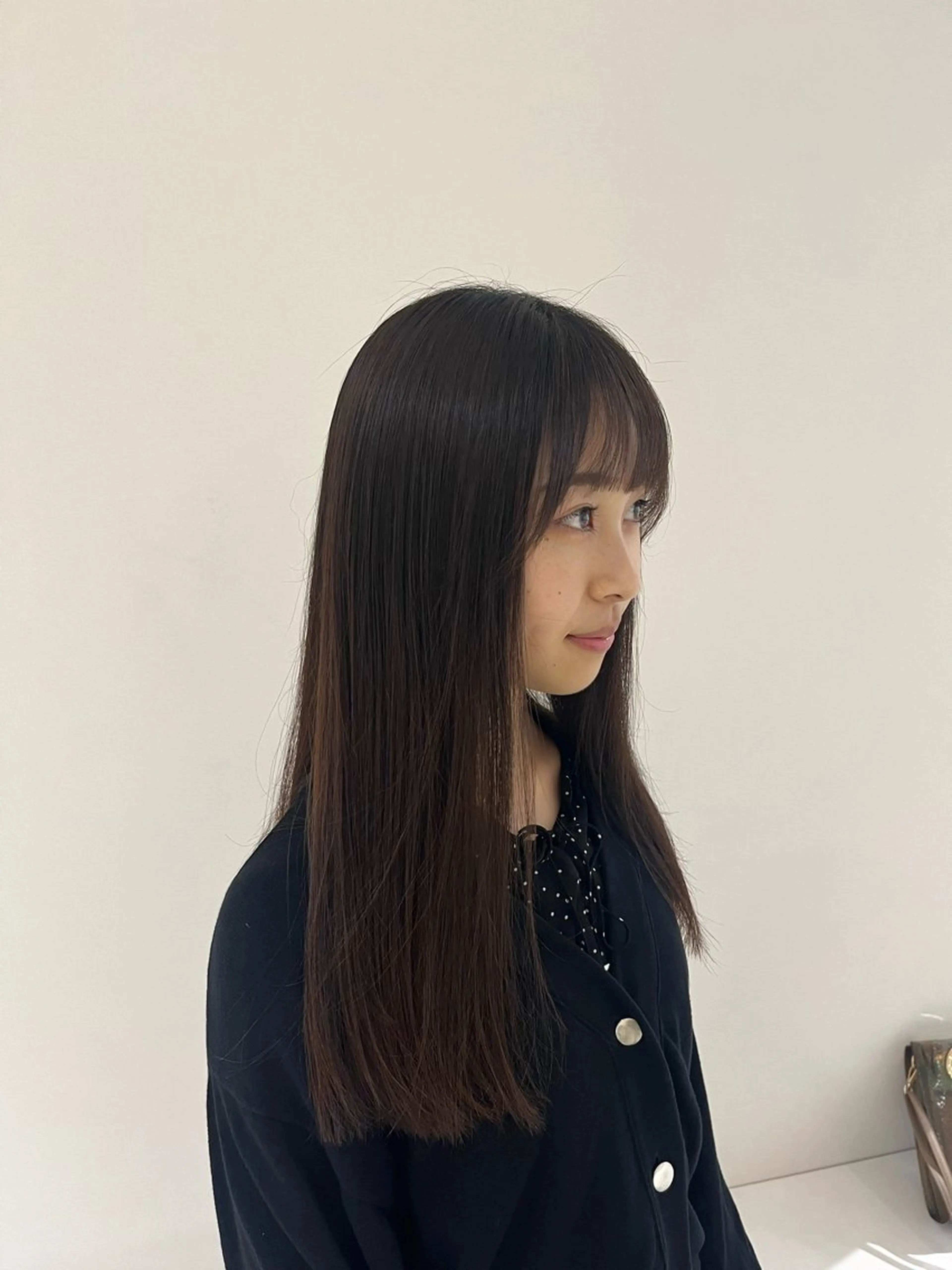 ロング 宇佐美佳/美髪 ストレート/縮毛矯正のヘアスタイル