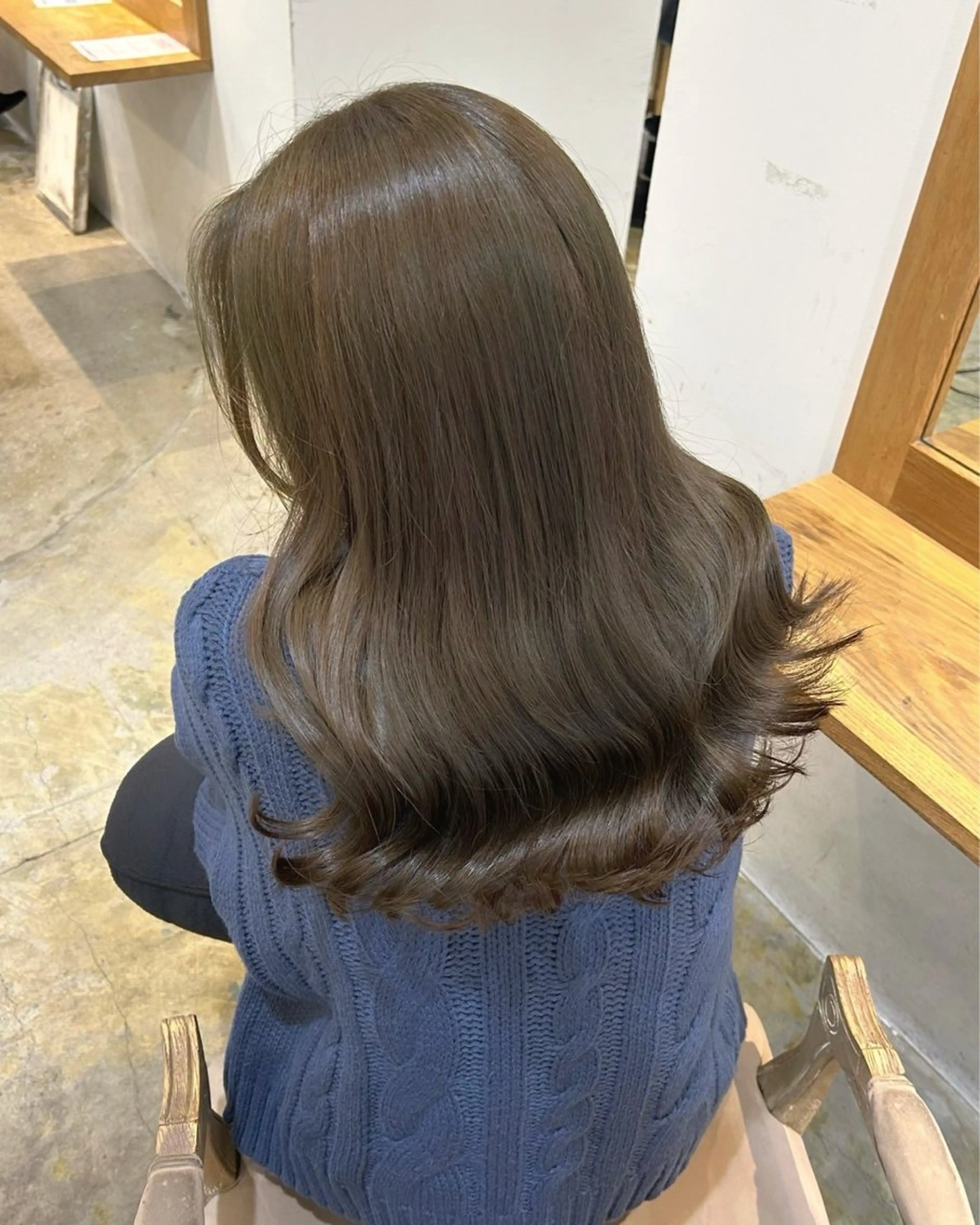 ロング カラー ディフィー所属・☘️ヨシノ/ ブリーチモデル募集のヘアスタイル