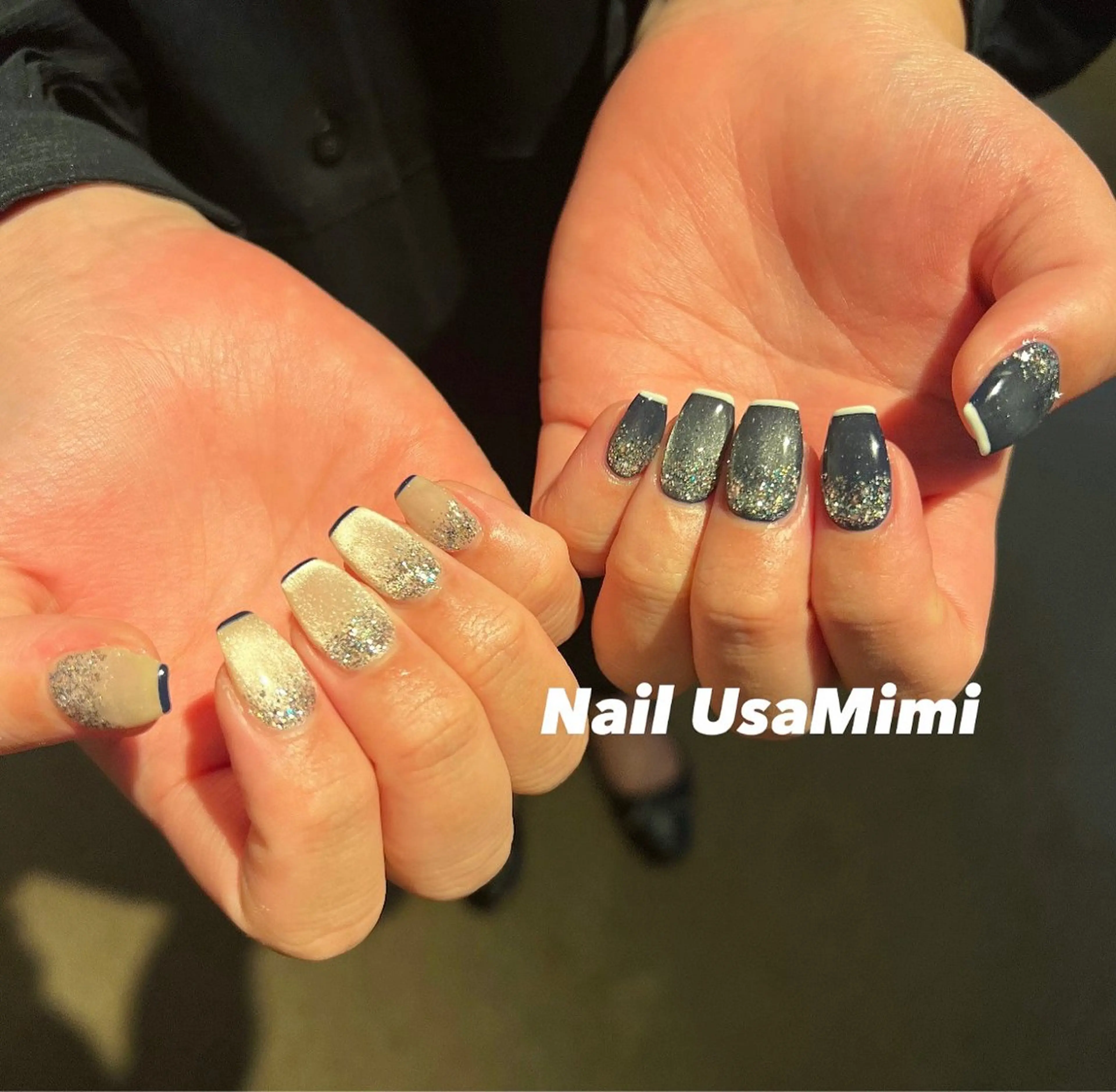 ネイル ジェルネイル 韓国ネイル マグネットネイル 持ち込み ワンカラーネイル 本町NailUsa Mimi RIKOのネイルデザイン
