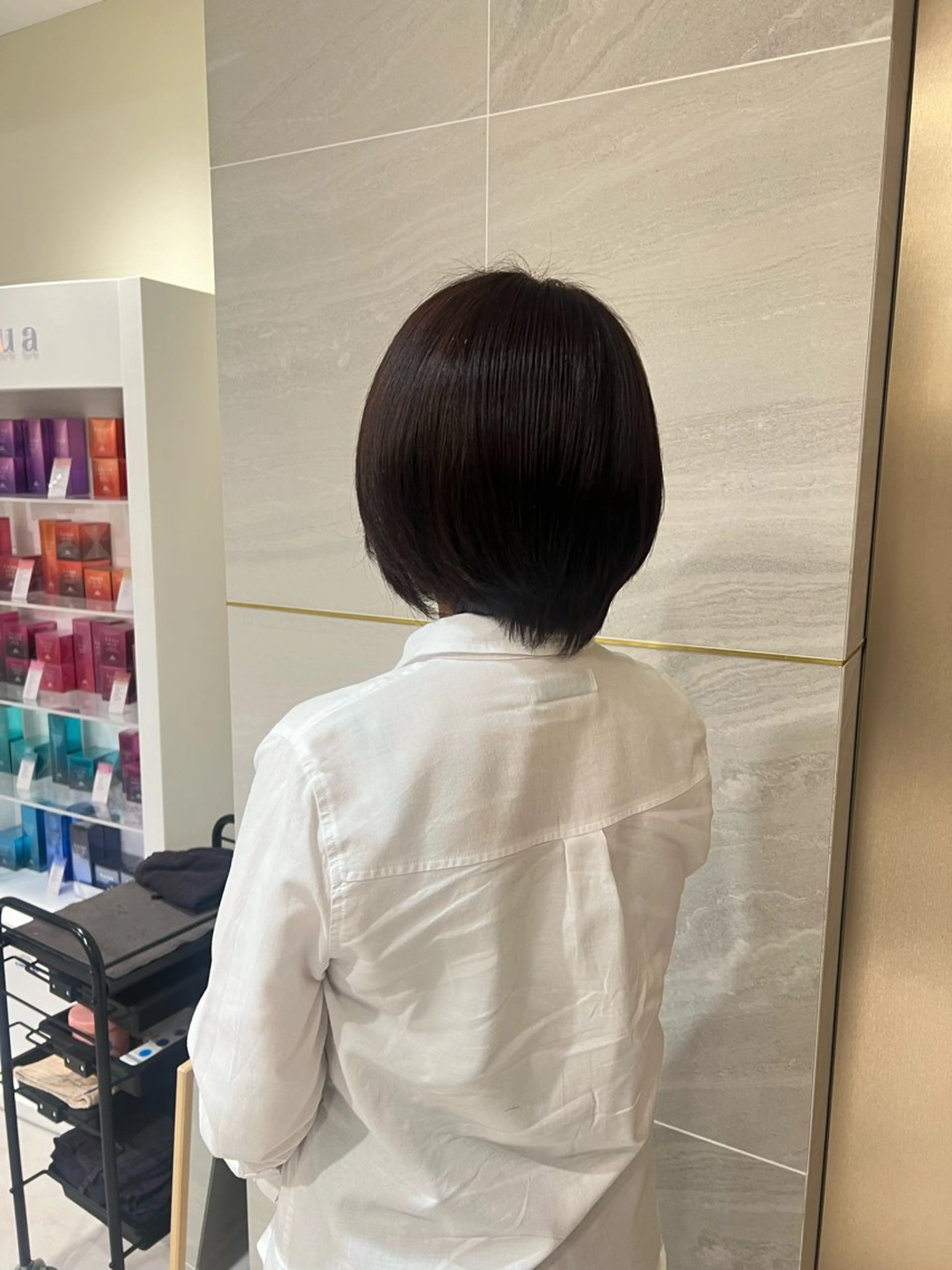 カラー ブラウンカラー ピンクカラー カット無料｜レイヤー カット｜韓国モテへアのヘアスタイル