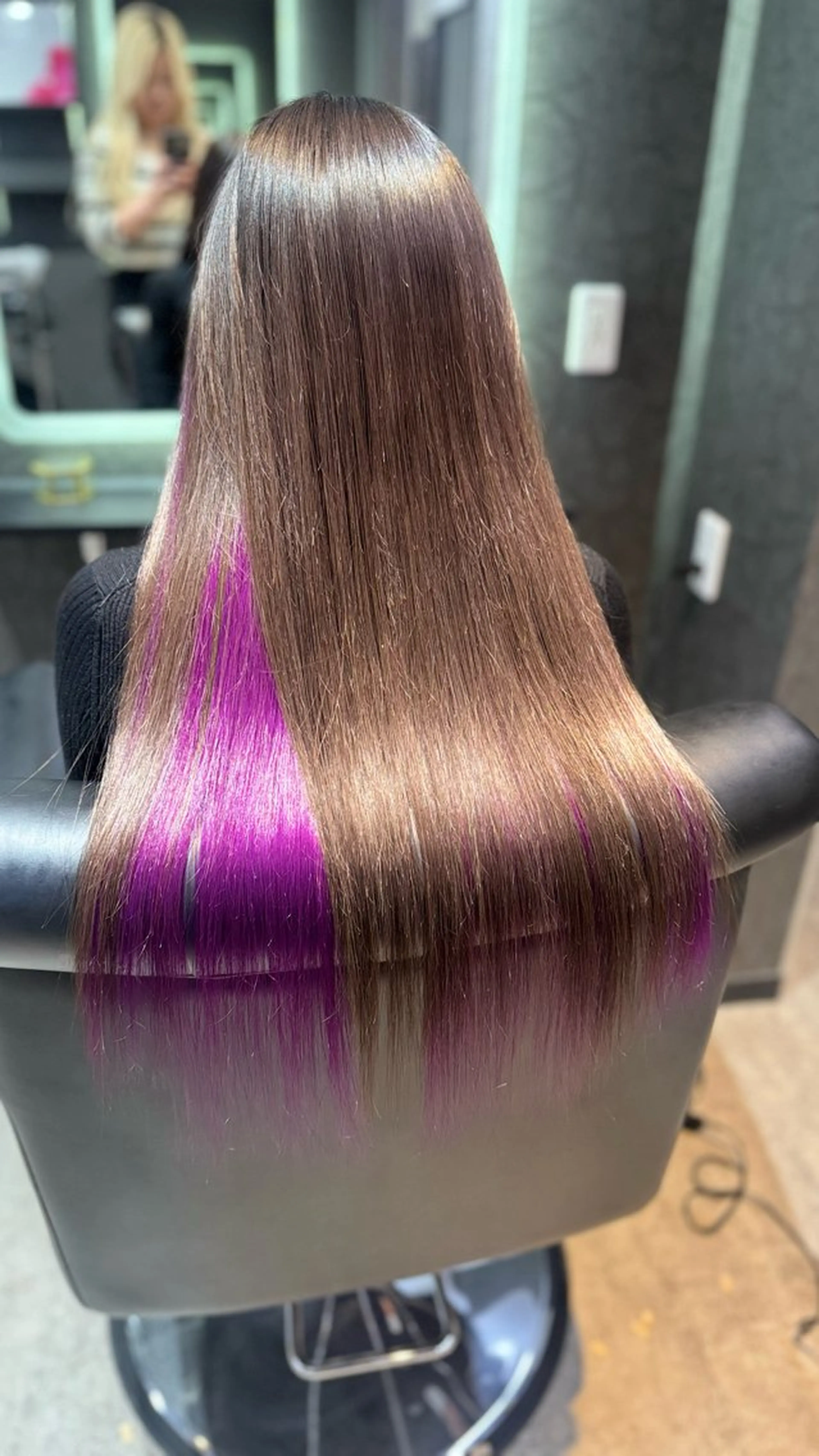 ロング カラー カット ヘアカラー エクステ JADE 💎 Yukiのヘアスタイル