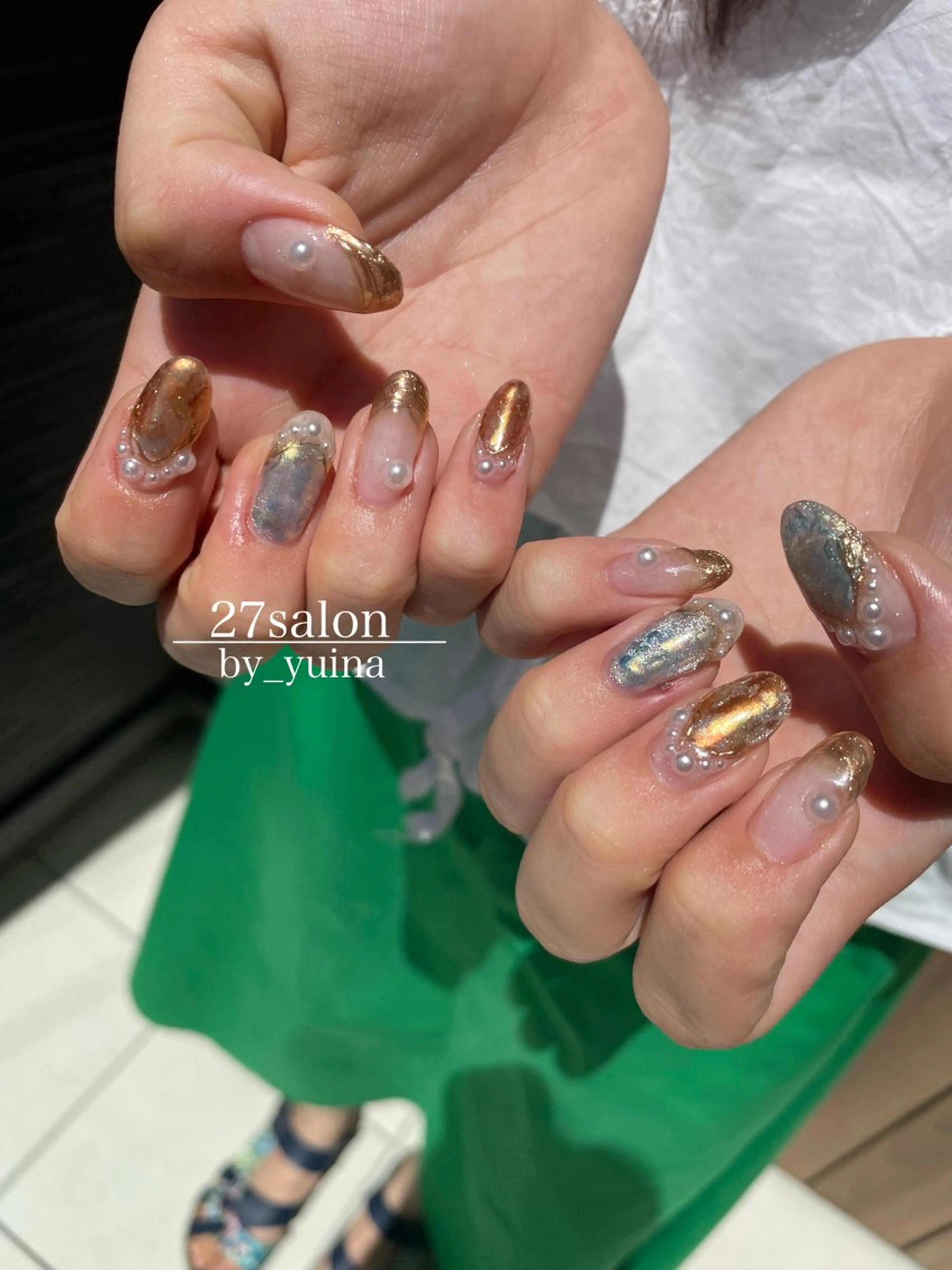 ネイル ハンドネイル 27salon yuinaのネイルデザイン