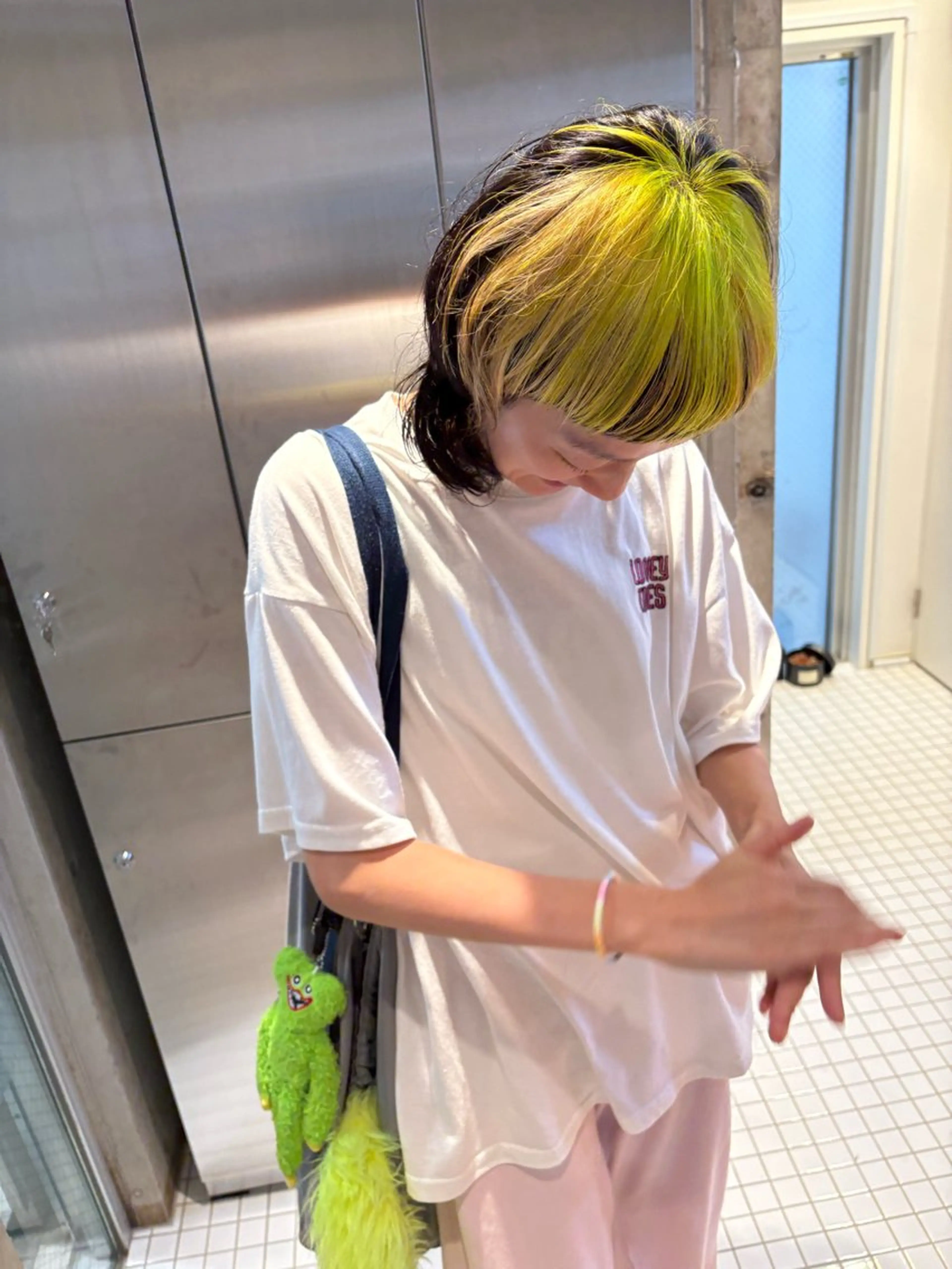 ミディアム カット ヘアカラー ウツワ所属・高円寺/loca/ 田中南帆のヘアスタイル