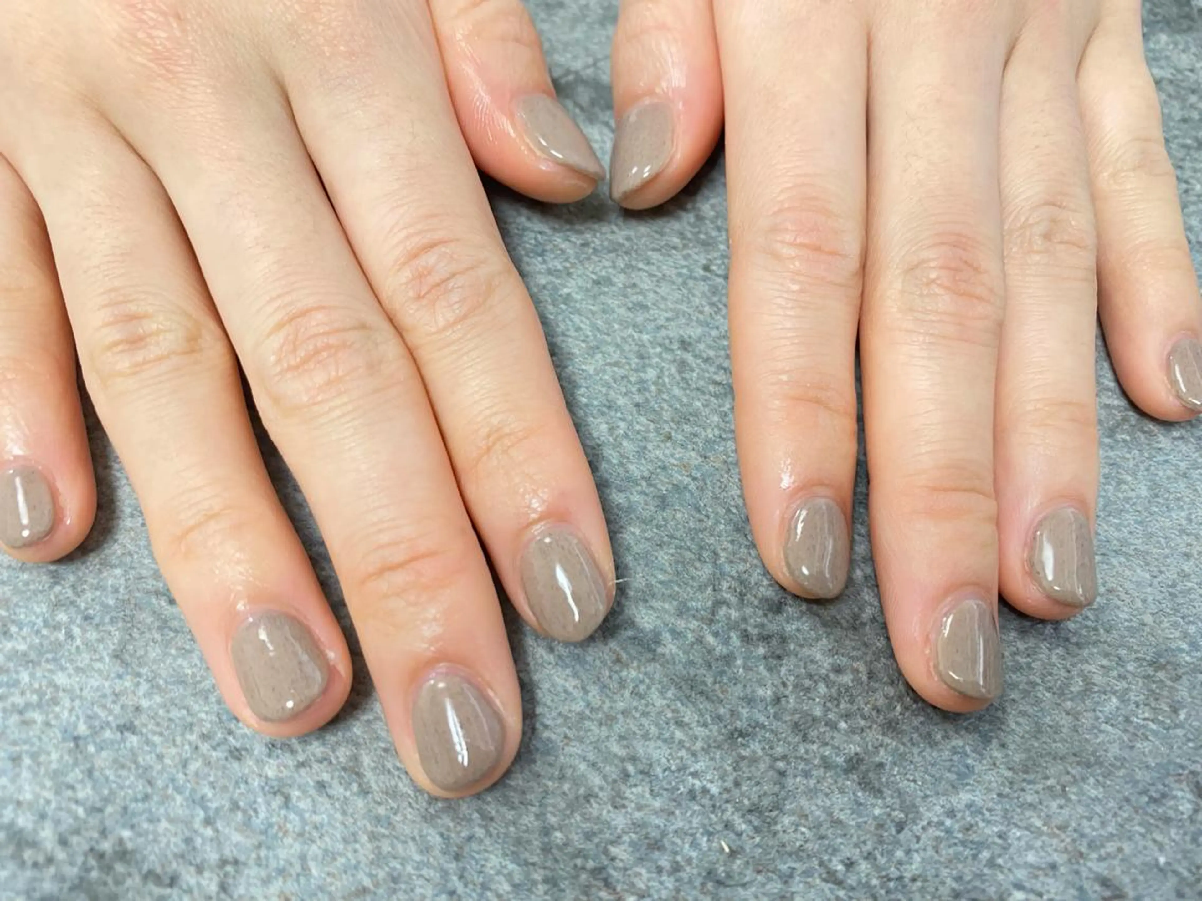 ネイル ジェルネイル ワンカラーネイル ハンドネイル Mogu nail 二子玉川のネイルデザイン