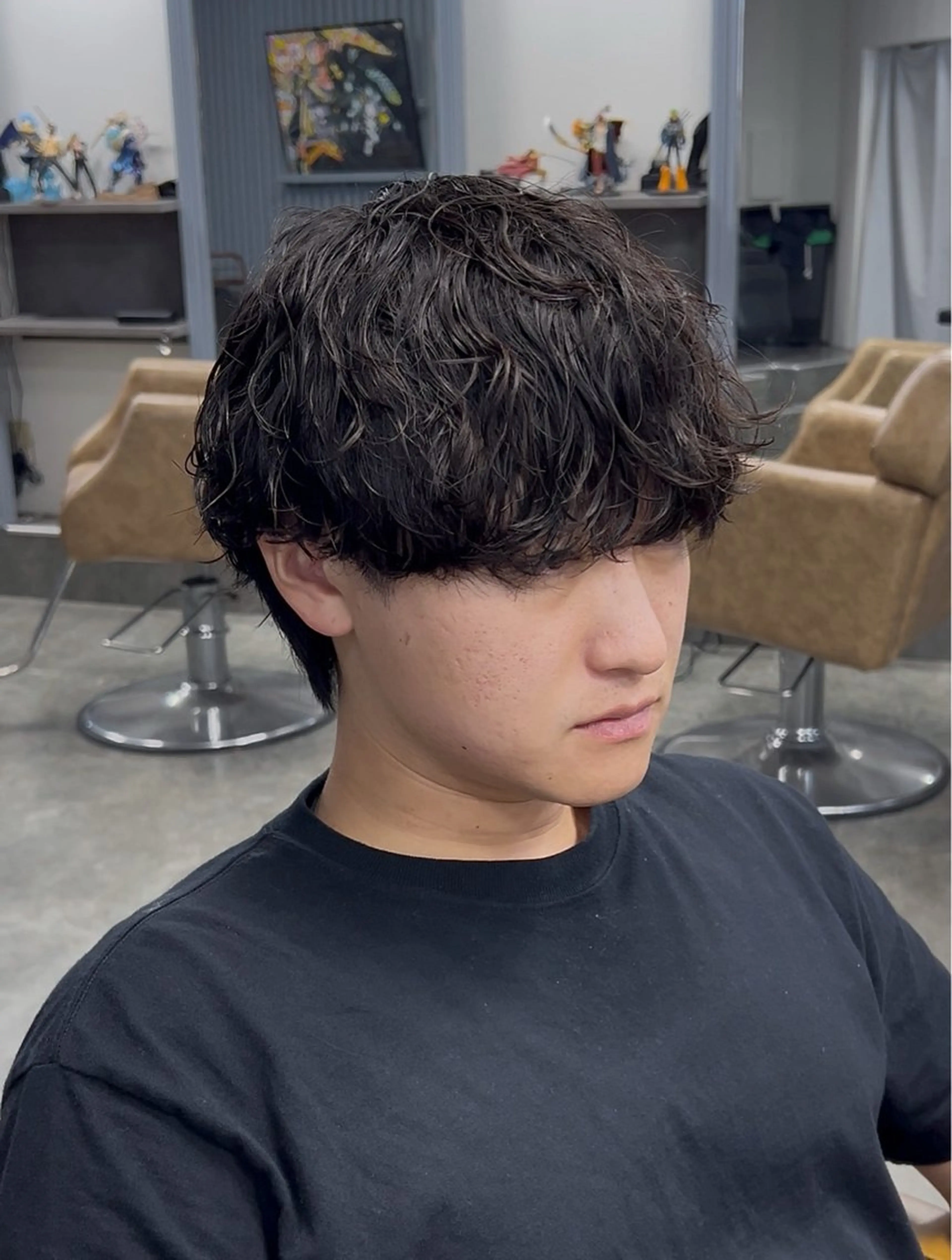ショート パーマ メンズ メンズパーマ 梅田/メンズ／美容師 パーマ/一色翔のヘアスタイル