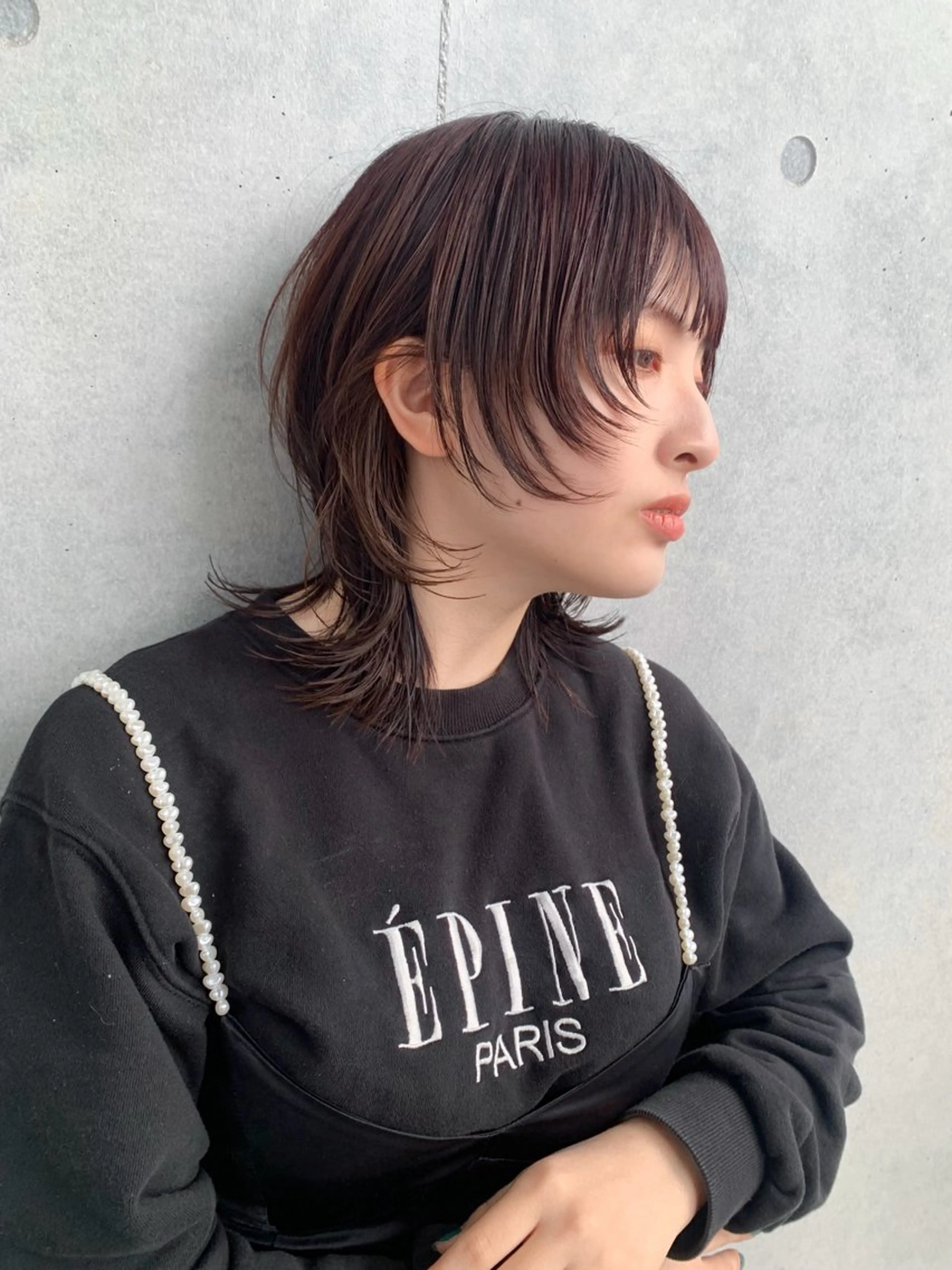 ミディアム ウルフカット カット ✂︎ウルフカット /レイヤーカット✂︎のヘアスタイル