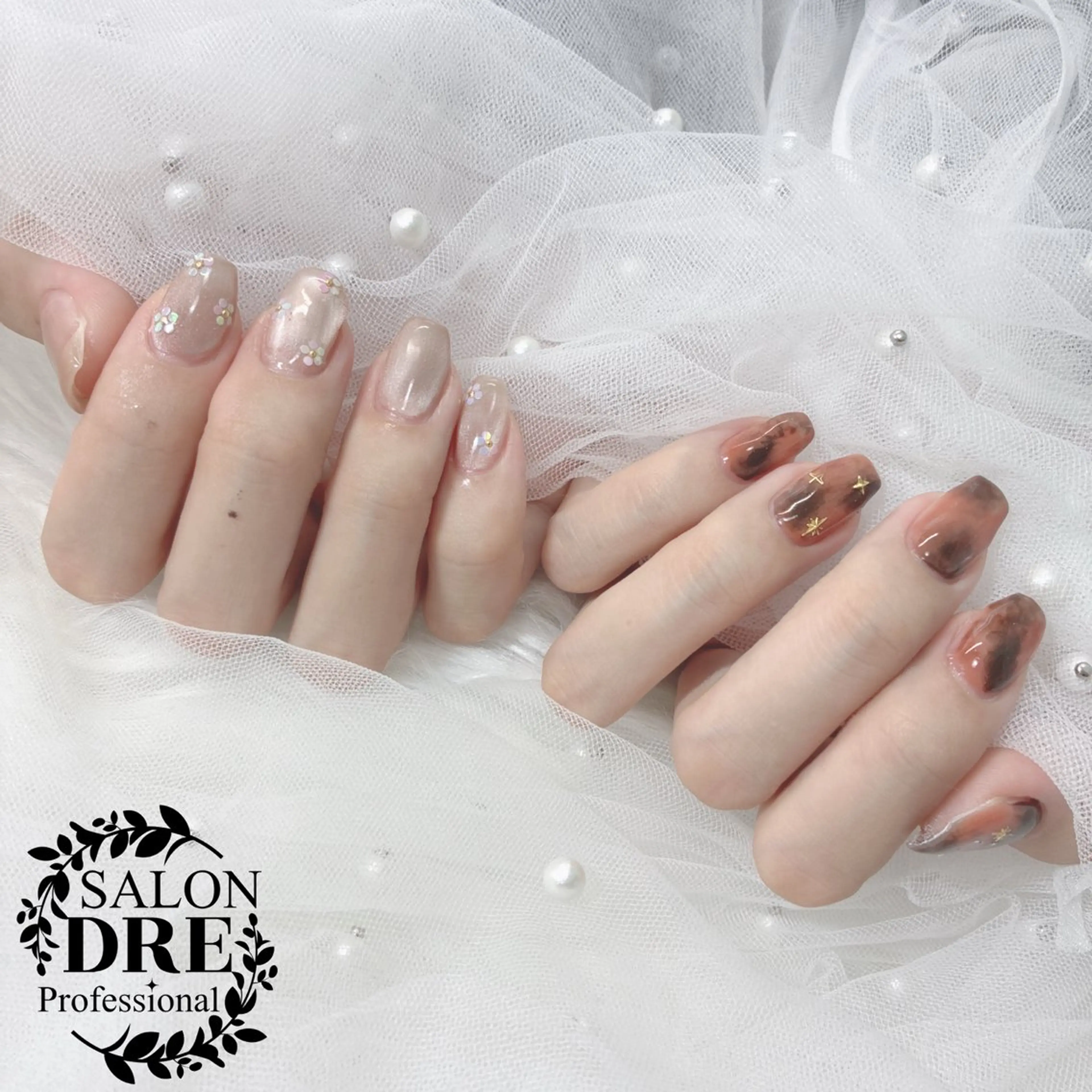 ネイル べっ甲ネイル salonDRE AZUSAのネイルデザイン