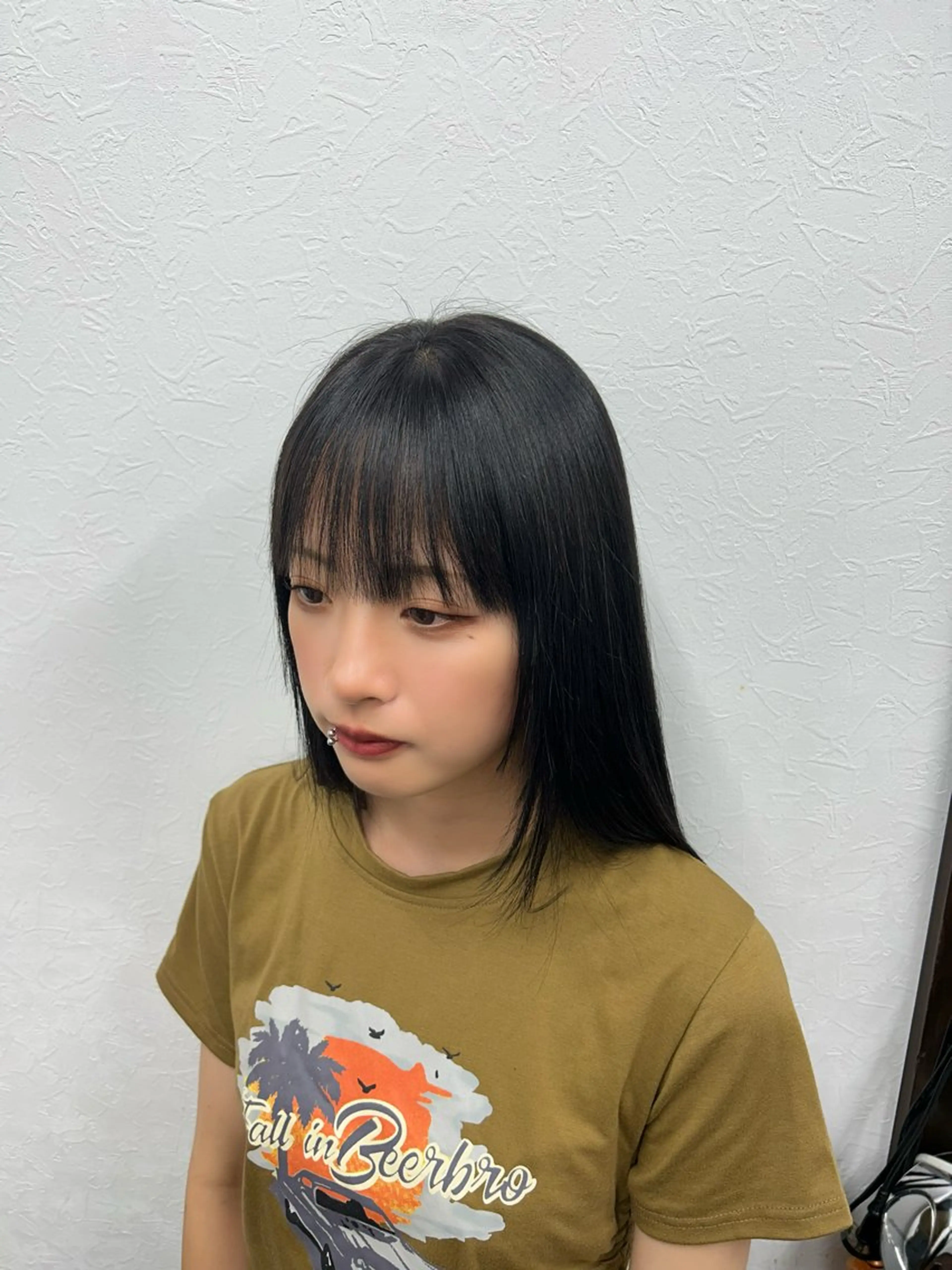 セミロング カラー ヘアアレンジ 鈴木 アメリのヘアスタイル