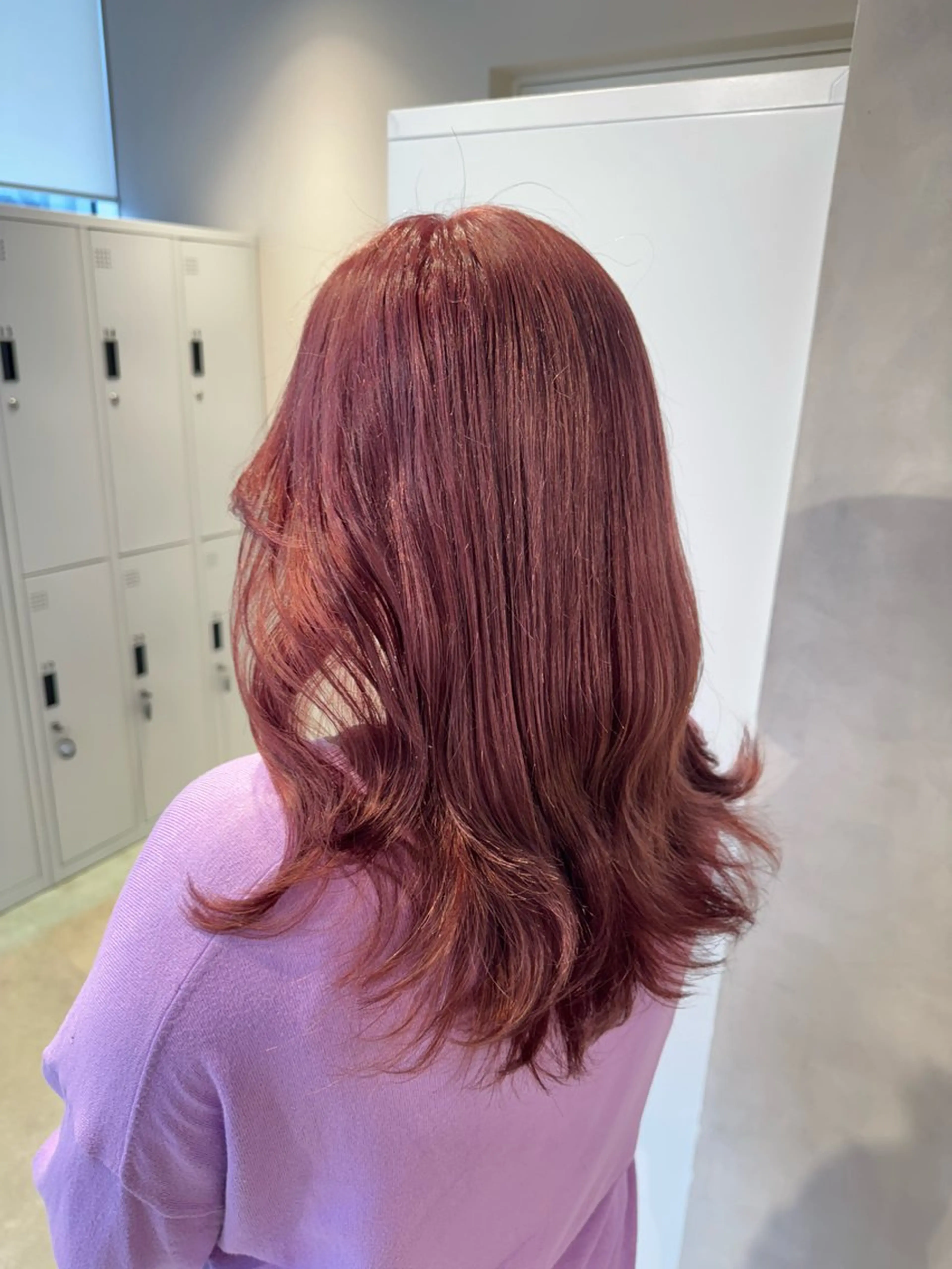 カラー ブリーチ ピンクカラー ヘアカラー トリートメント 透明感カラー✨艶髪 制作🌱山根あゆみのヘアスタイル