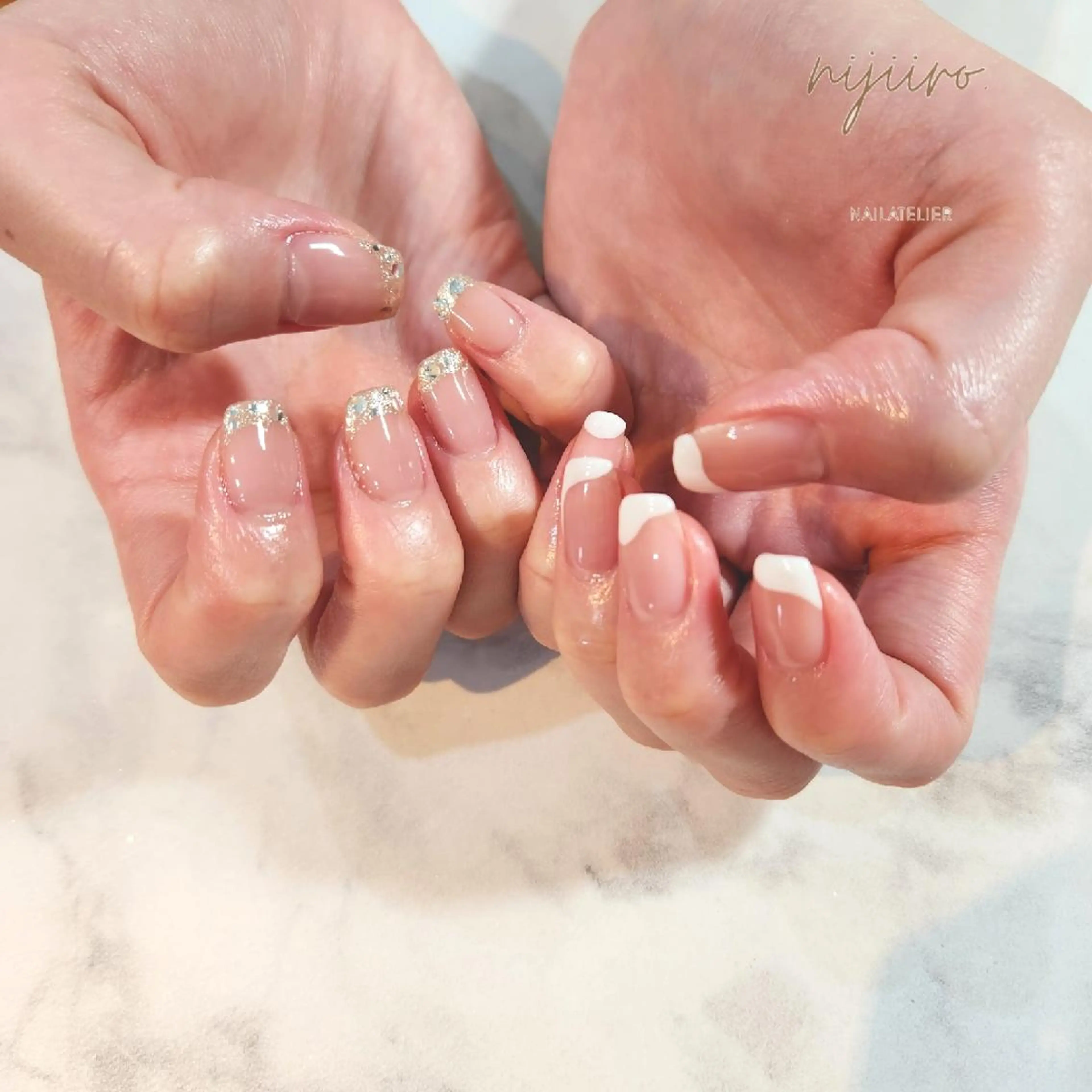 ネイル ハンドネイル nailatelier nijiiro.所属・nijiiro🌈 サトウのネイルデザイン
