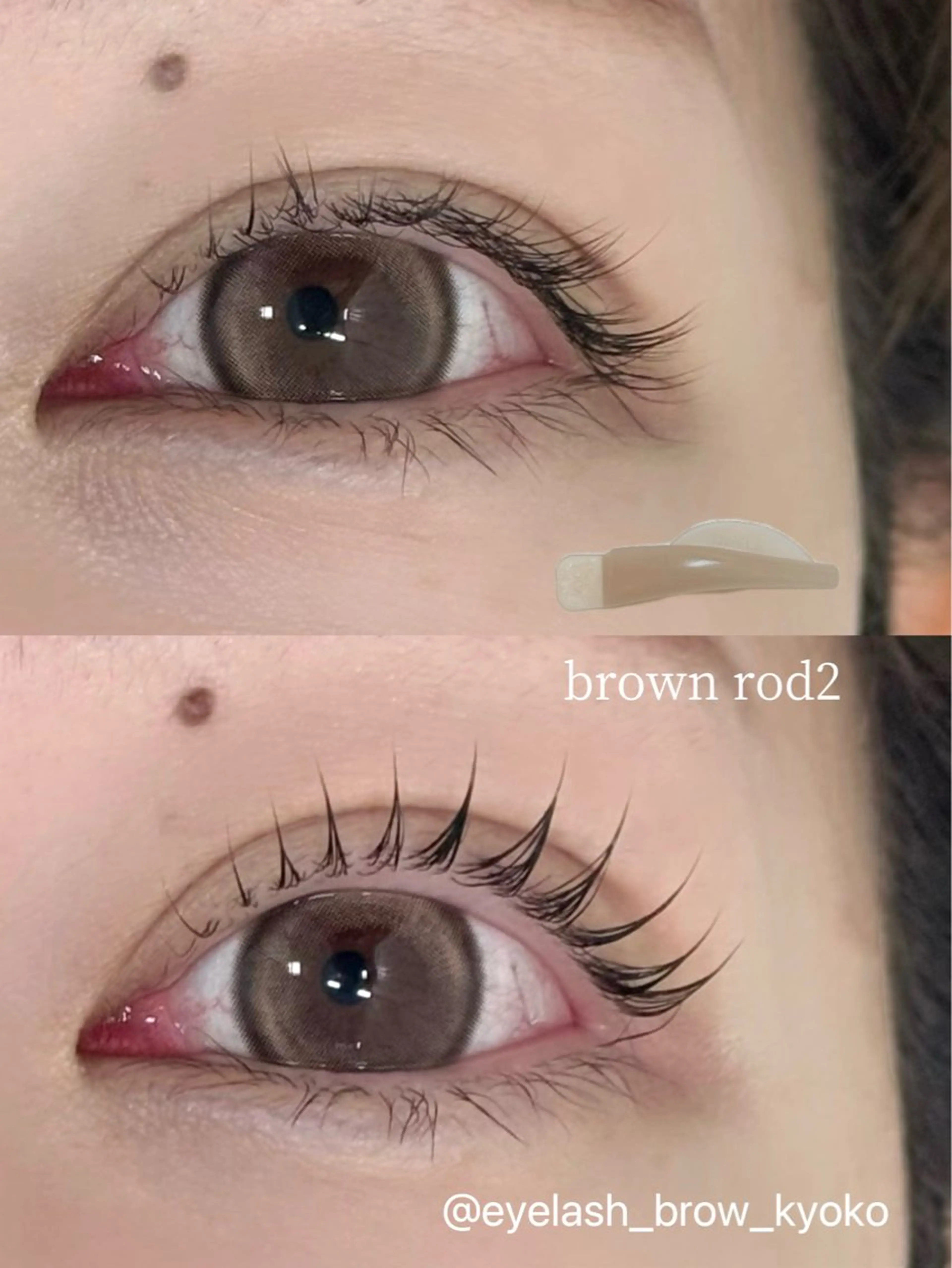 マツエク・マツパ カラーマツエク 一重×まつ毛パーマ kyoko maekawaのマツエク・マツパデザイン