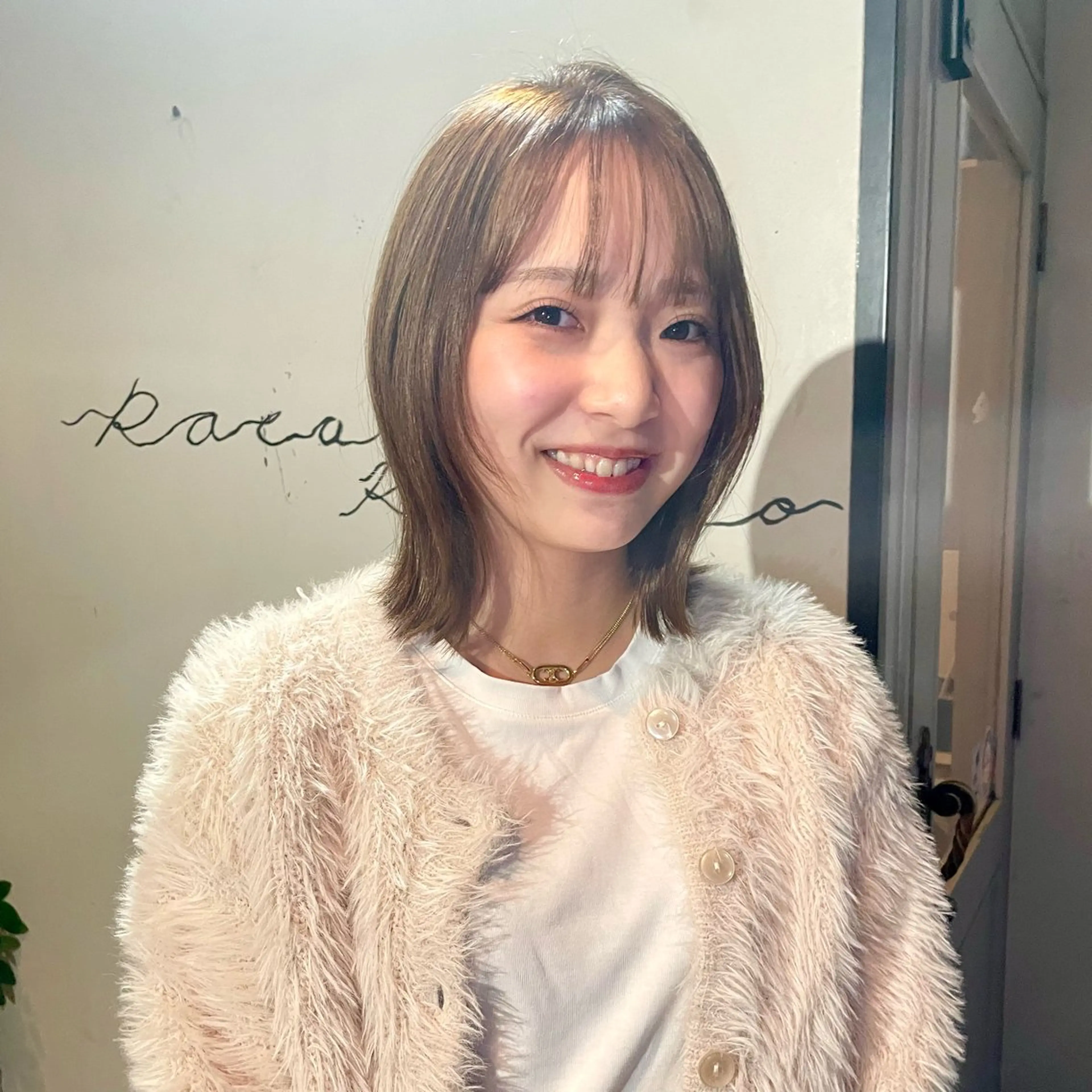 ミディアム ROCAReTA FOR HAIR 千本丸太町店所属・なかがきはな/ボブ/ レイヤー/パーマのヘアスタイル