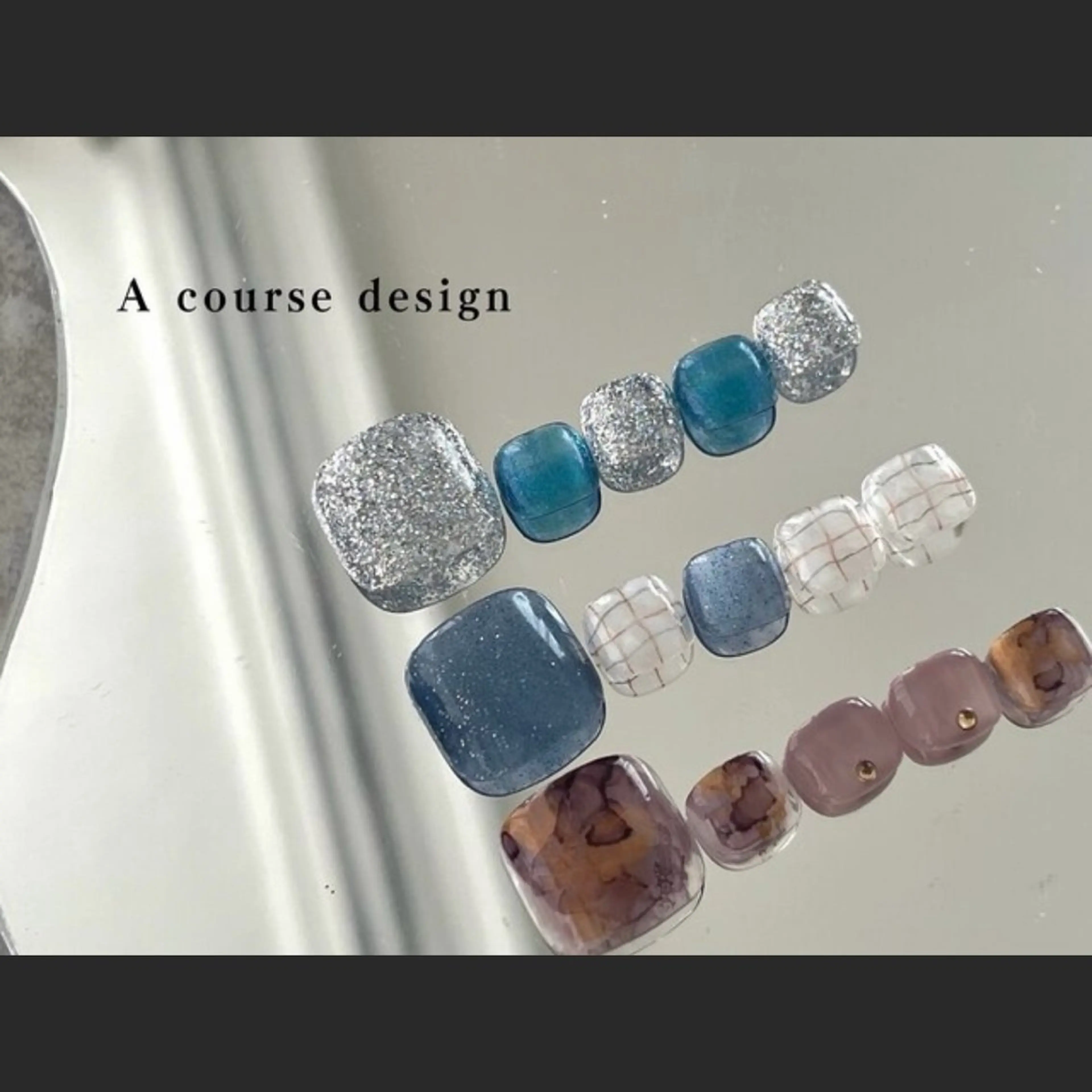 ネイル フットネイル Cleo名古屋駅店 🖤Renaのネイルデザイン