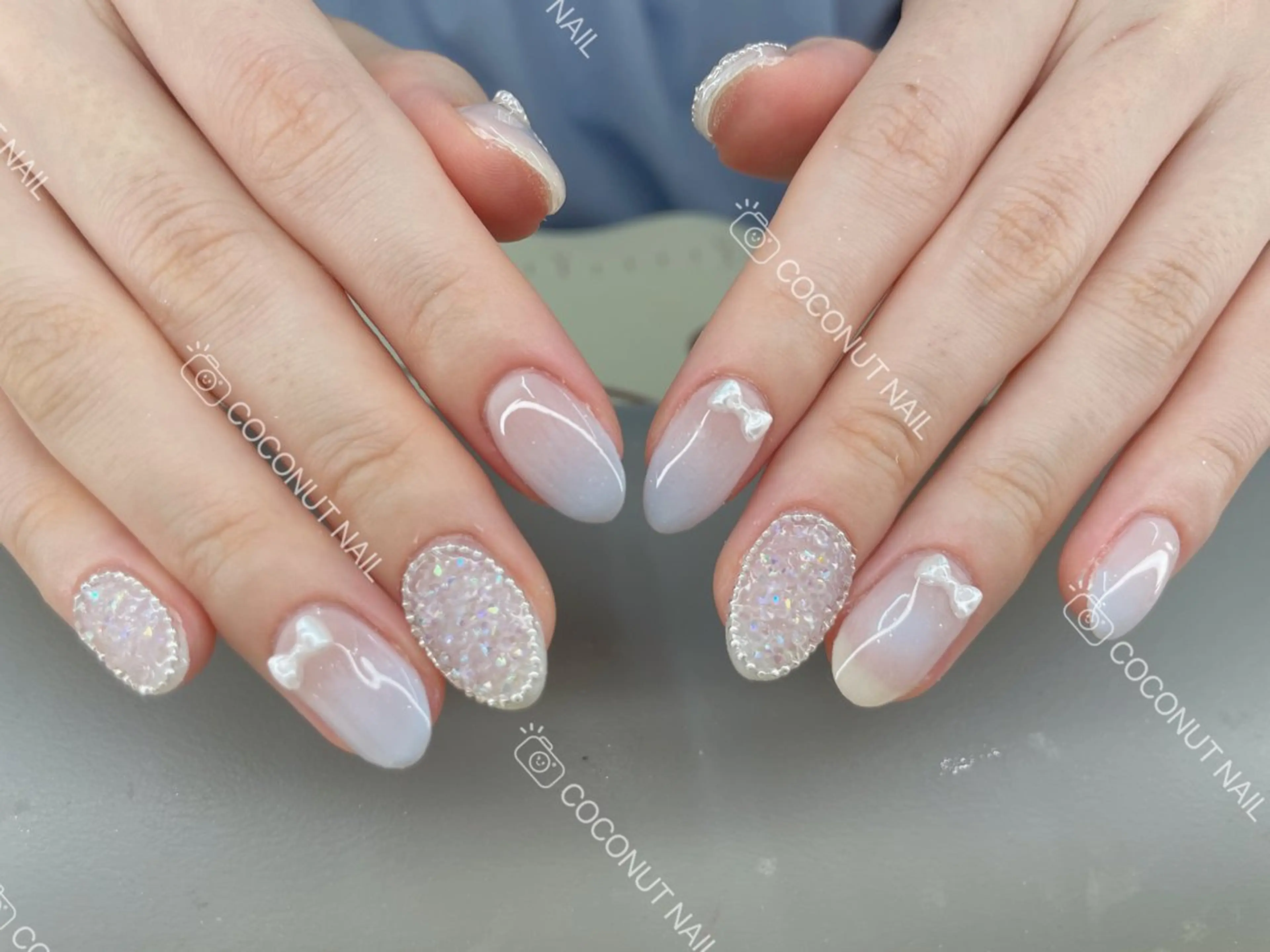 ネイル ハンドネイル 神田 ココナッツのネイルデザイン