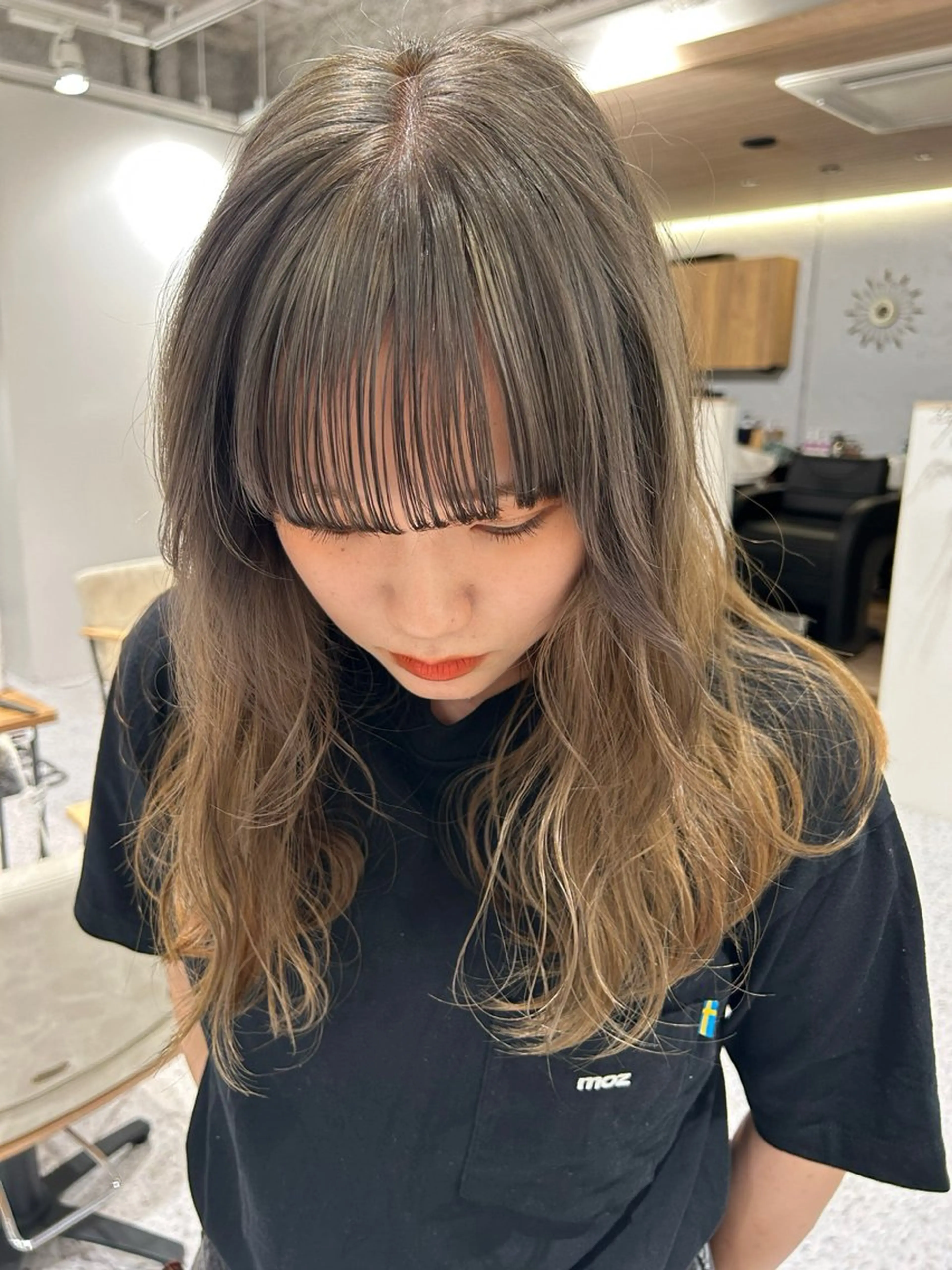 ロング カット hair&eye🎀 /momoKaのヘアスタイル