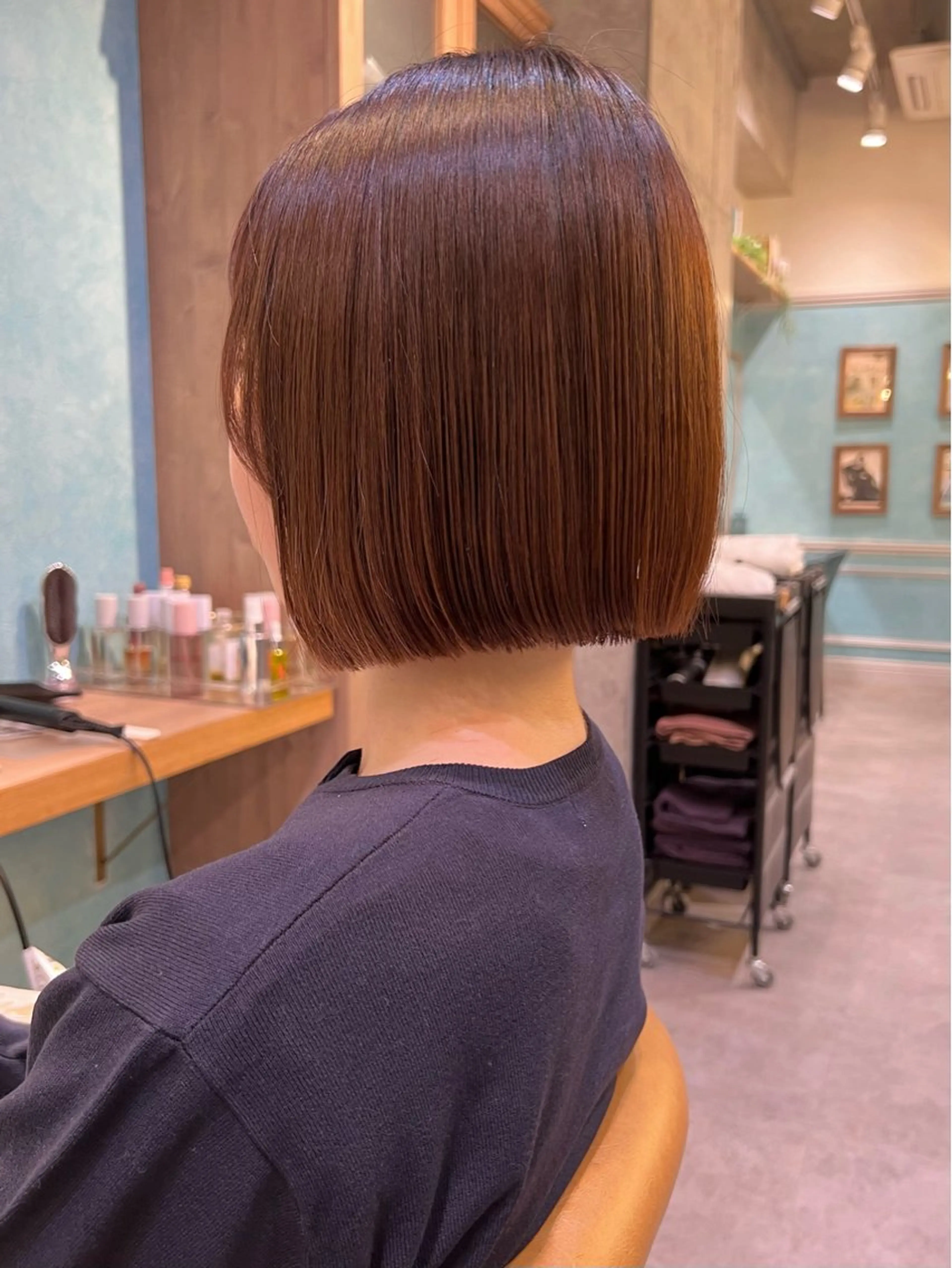 ミディアム カット ヘアカラー 大宮/ボブ/縮毛矯正 大瀧菜月のヘアスタイル