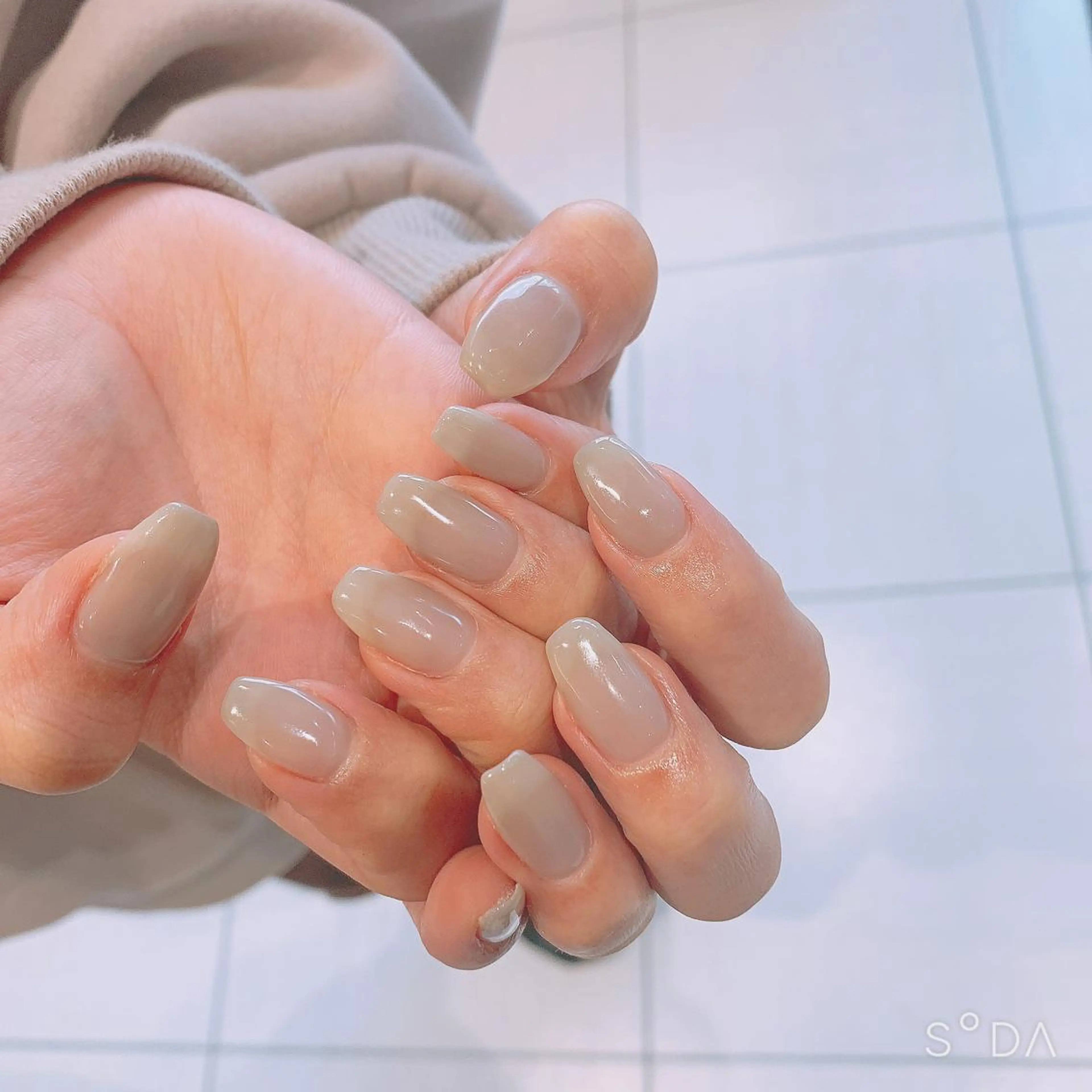 ネイル ワンカラーネイル Rena colore'のネイルデザイン