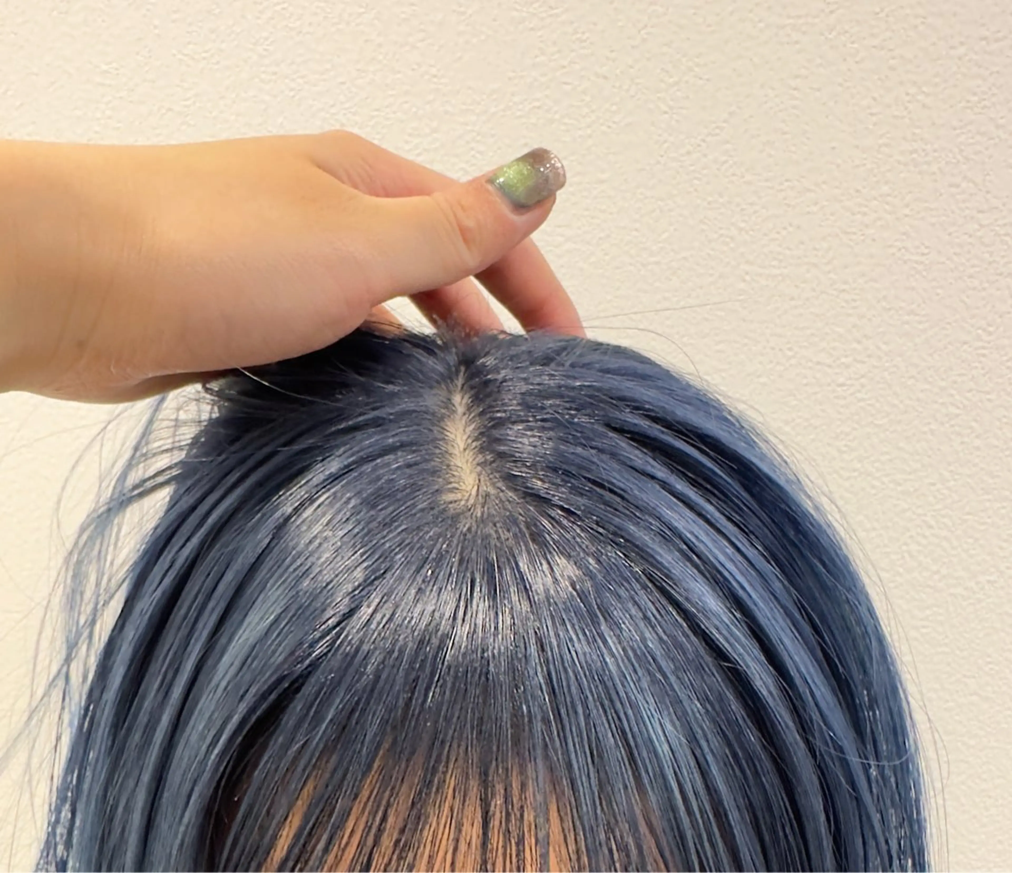 カラー ブルーカラー ネイビーカラー 桃香🍑/縮毛矯正 /ダブルカラーのヘアスタイル