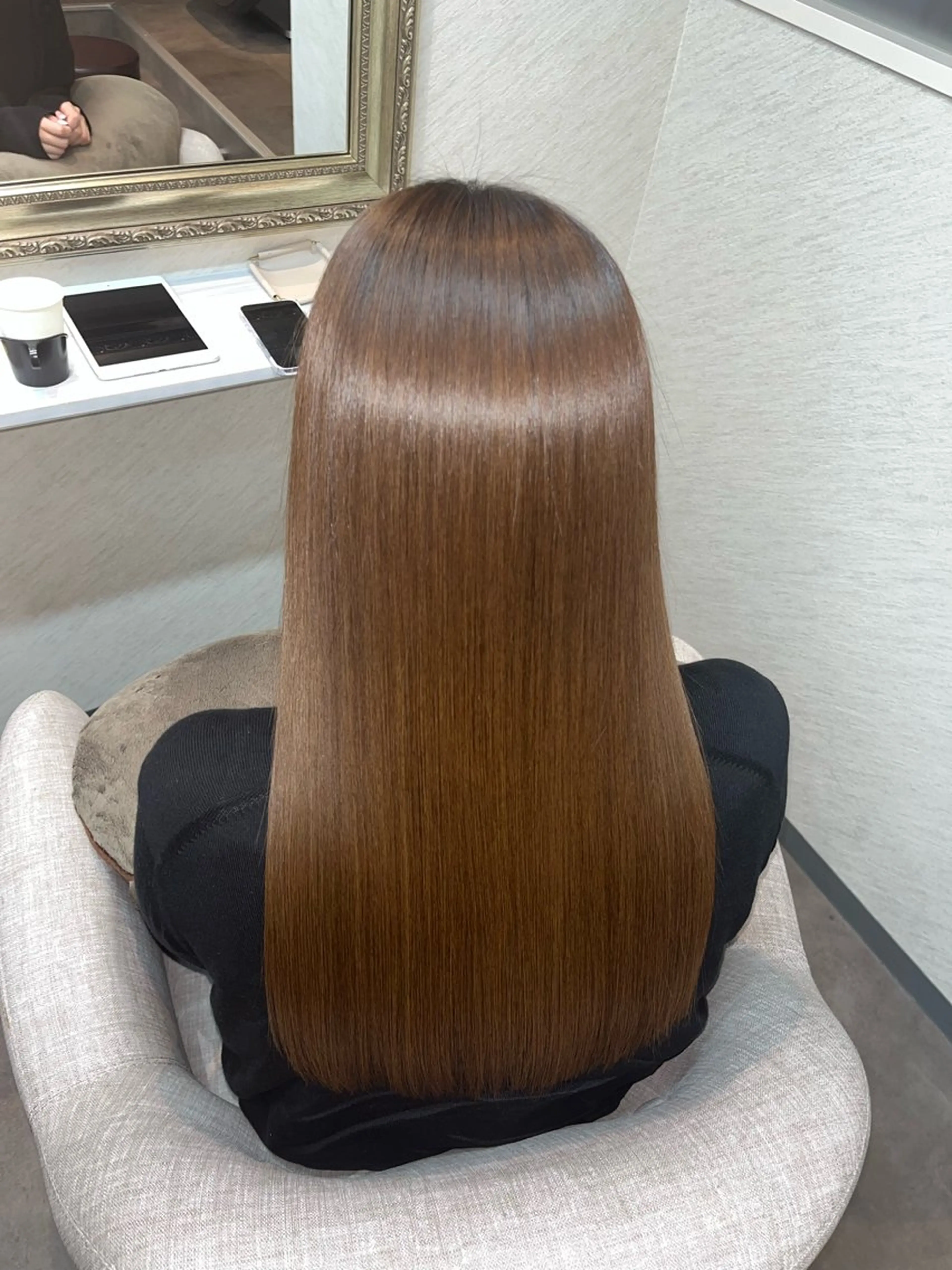 ロング 髪質改善 ロング 縮毛矯正 トリートメント トリートメント ヘッドスパ ヘアセット seta新宿所属・髪質改善/縮毛矯正 芹沢のヘアスタイル