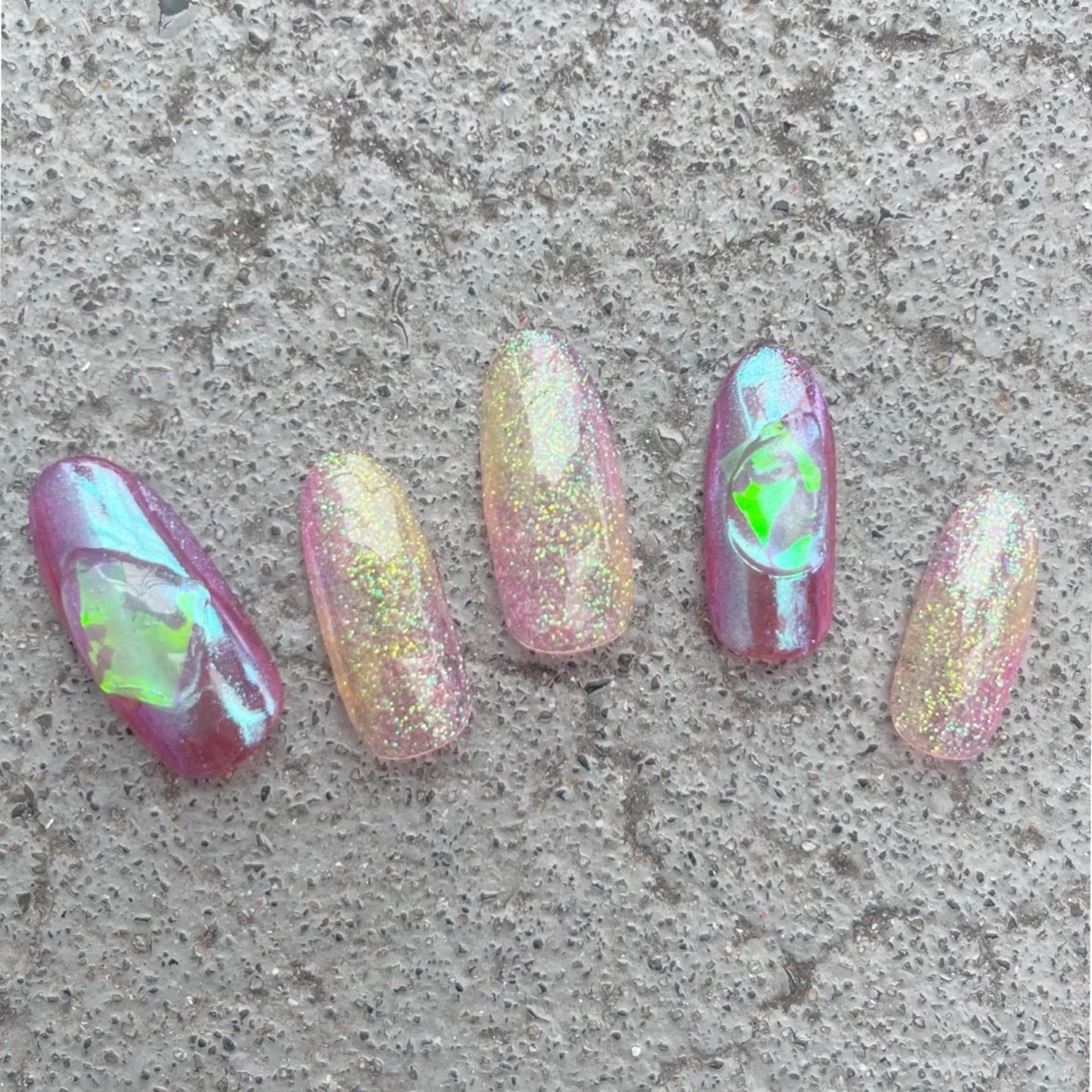 ネイル ⭐︎休業中の練習⭐︎ JNA認定講師髙橋のネイルデザイン