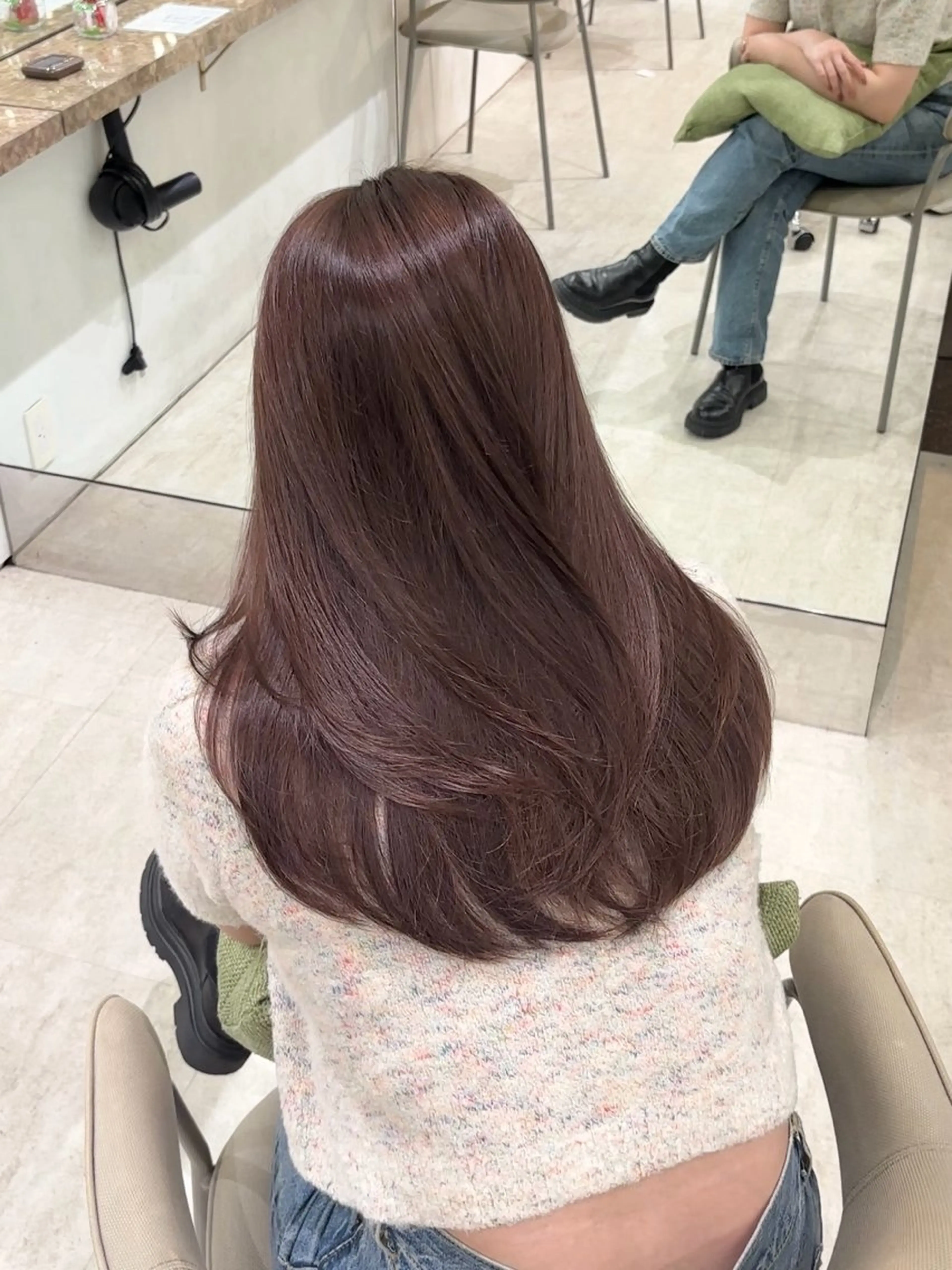 カット＋ブリーチなしダブルカラー＋トリートメント付✂️🪄✨の写真