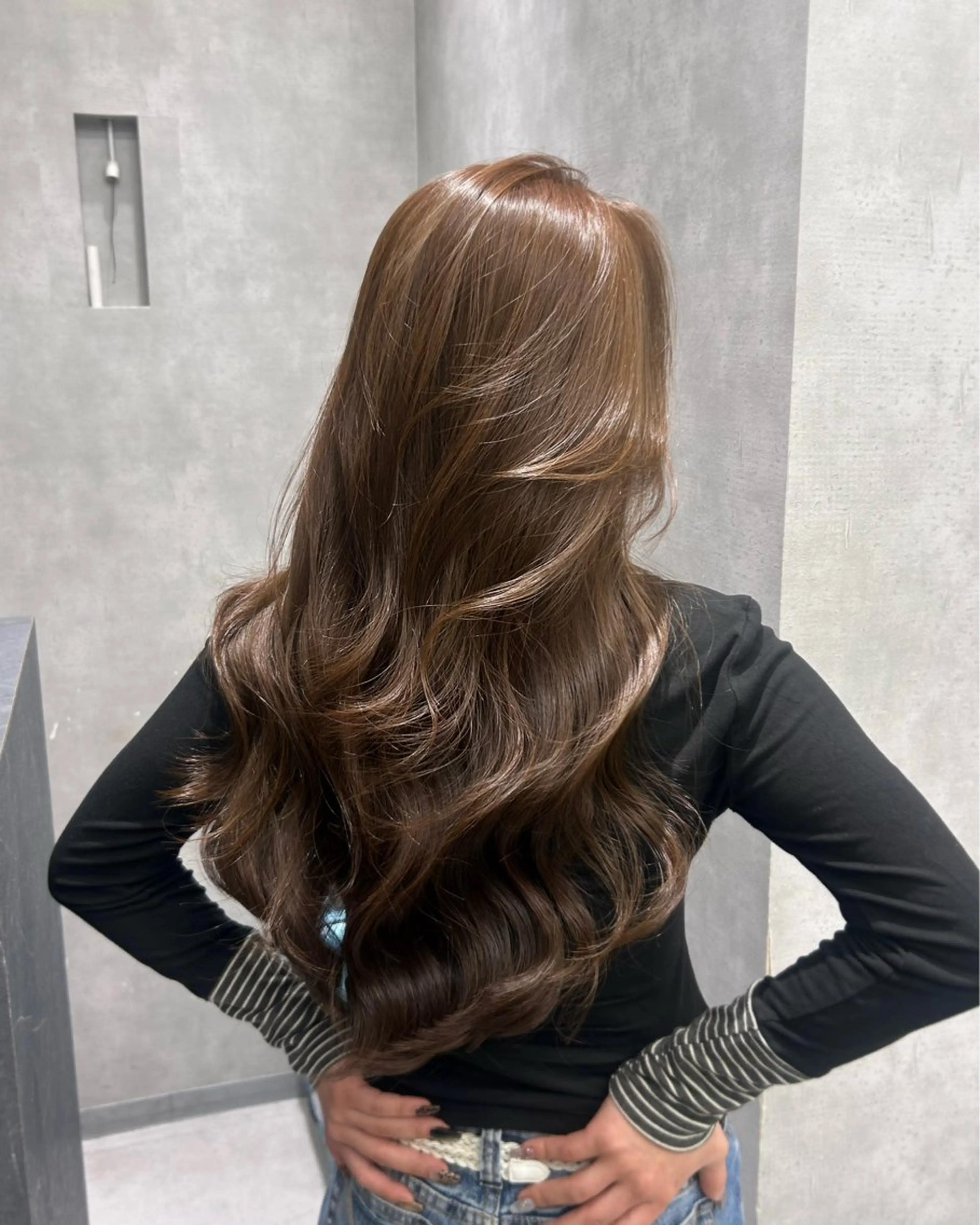 ロング ヘアカラー トリートメント 大人レイヤー/艶美髪 🇺🇸TOMONAのヘアスタイル