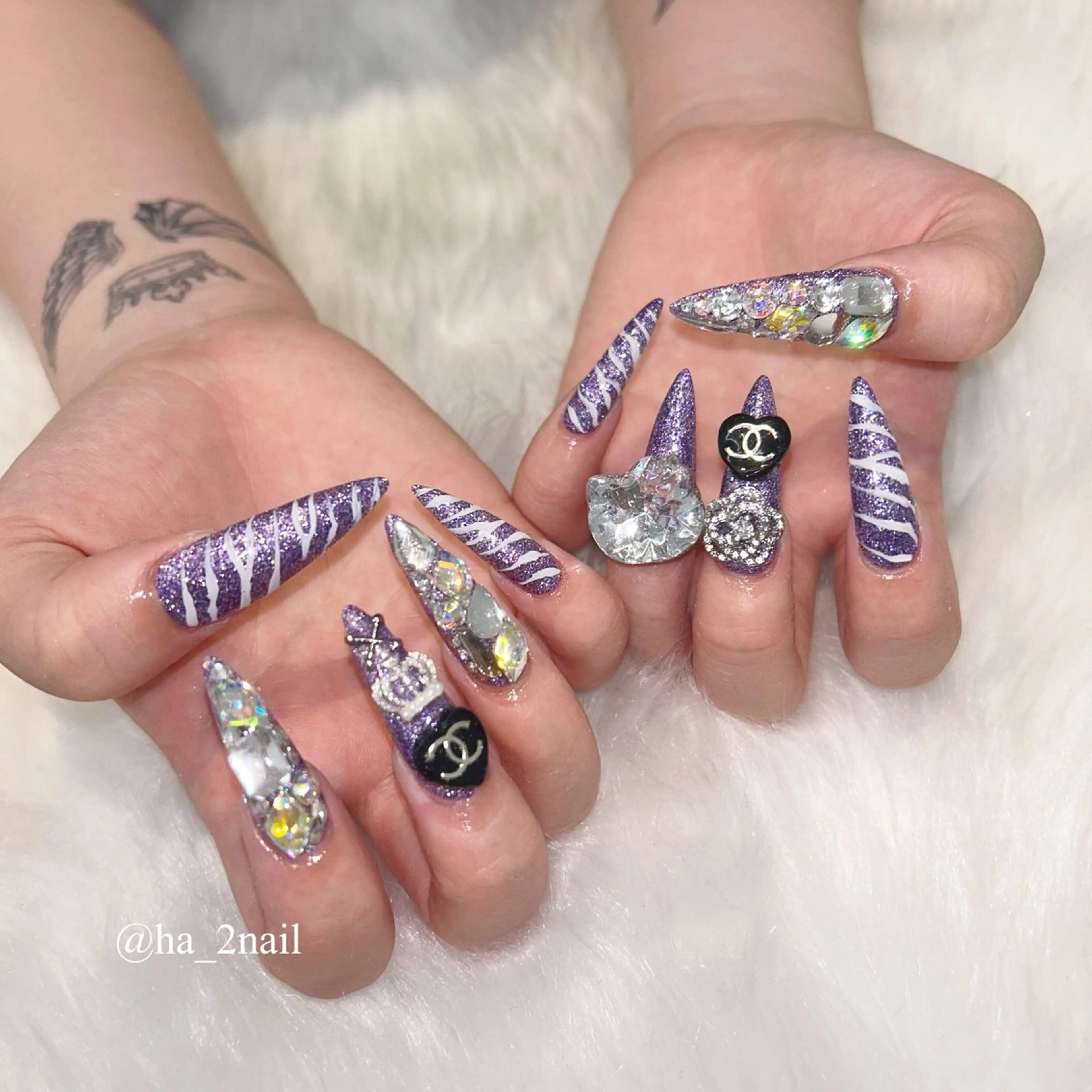 ネイル NAIL and EYELASH ALPHA.所属・ALPHA. 姫繇のネイルデザイン