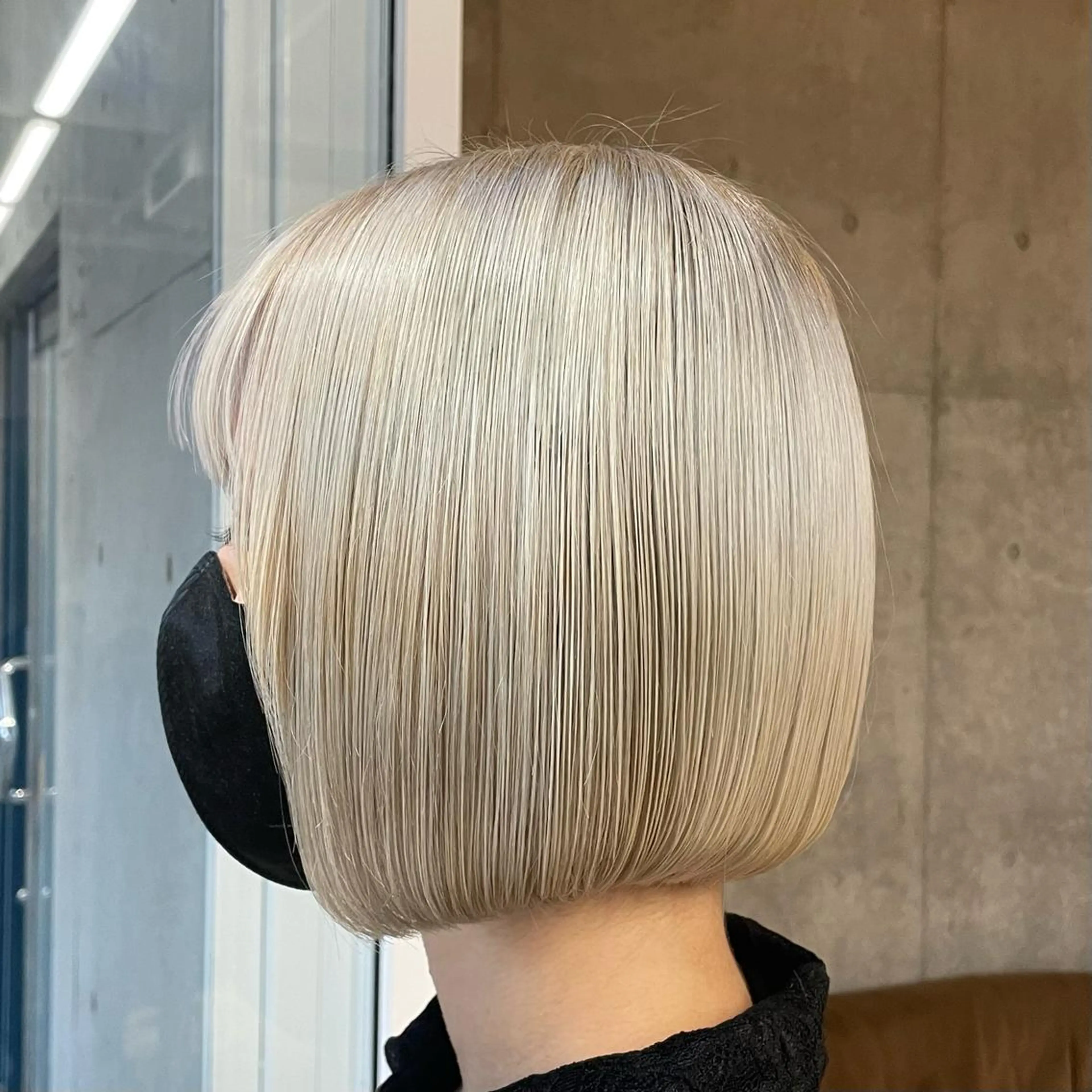 ミディアム カラー 横山 千夏のヘアスタイル