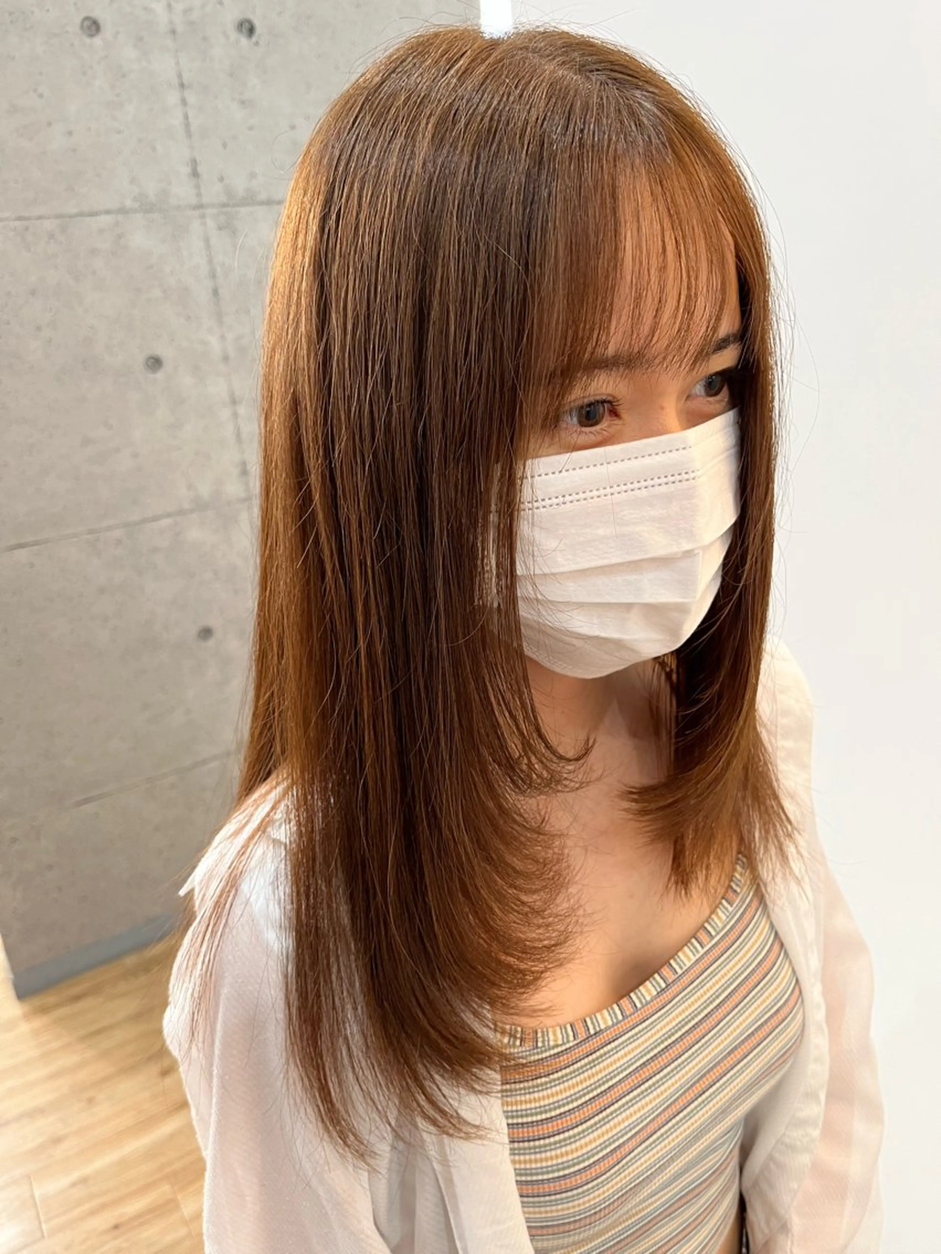 ミディアム カラー 仁木 謙太のヘアスタイル