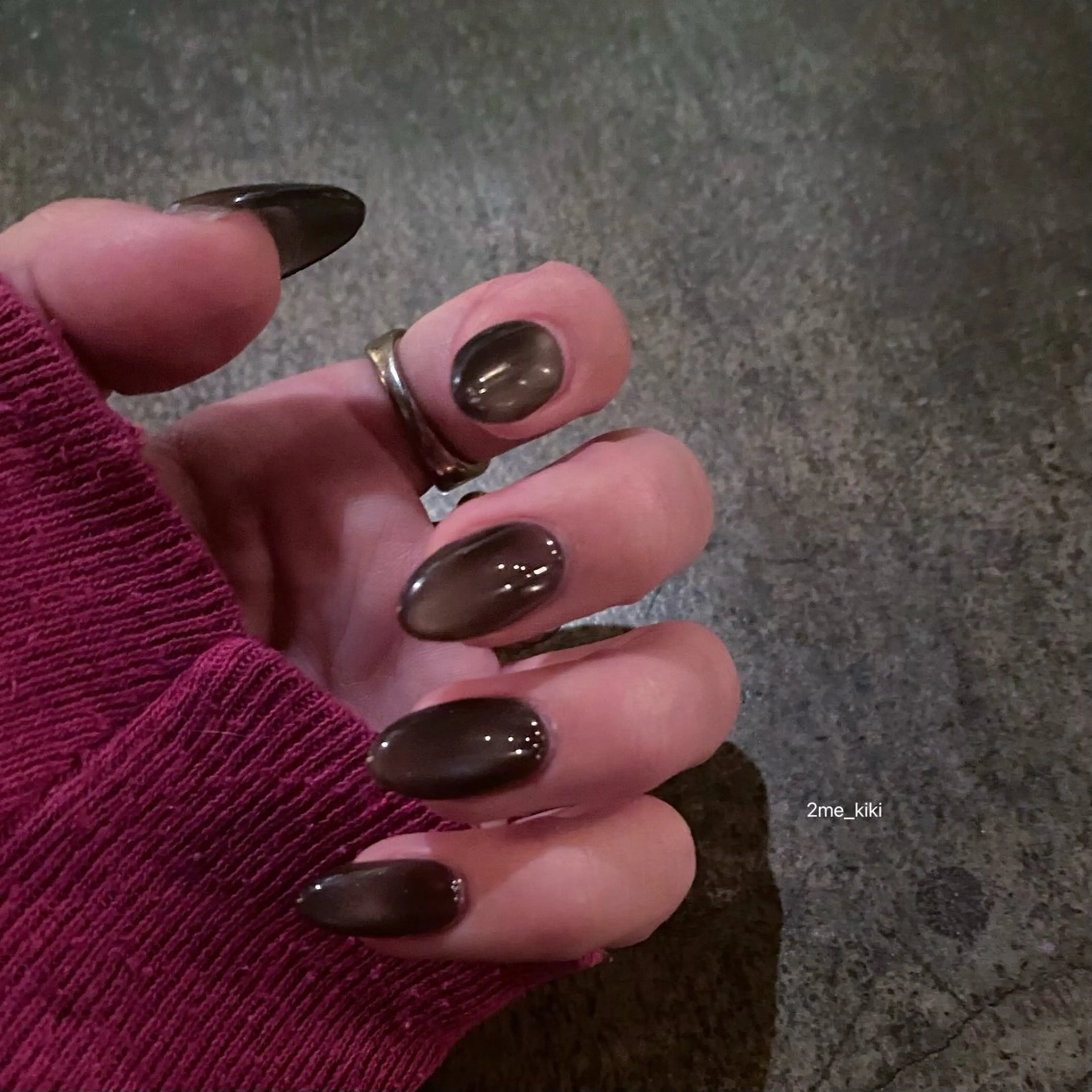 ネイル ハンドネイル ハンドケア ツメ (2me)所属・大人かわいいネイル♡ Kikiのネイルデザイン