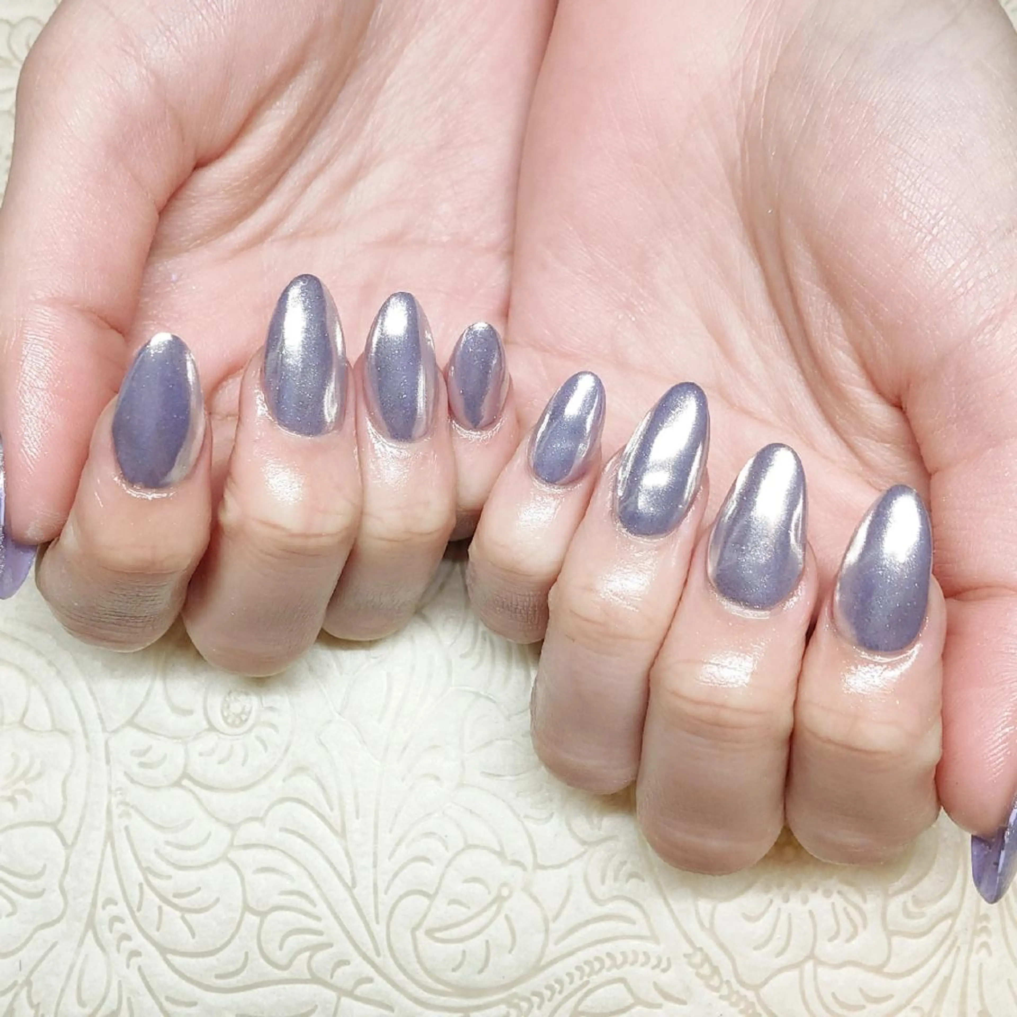 ネイル ミラーネイル ハンドネイル private nailsalonのネイルデザイン