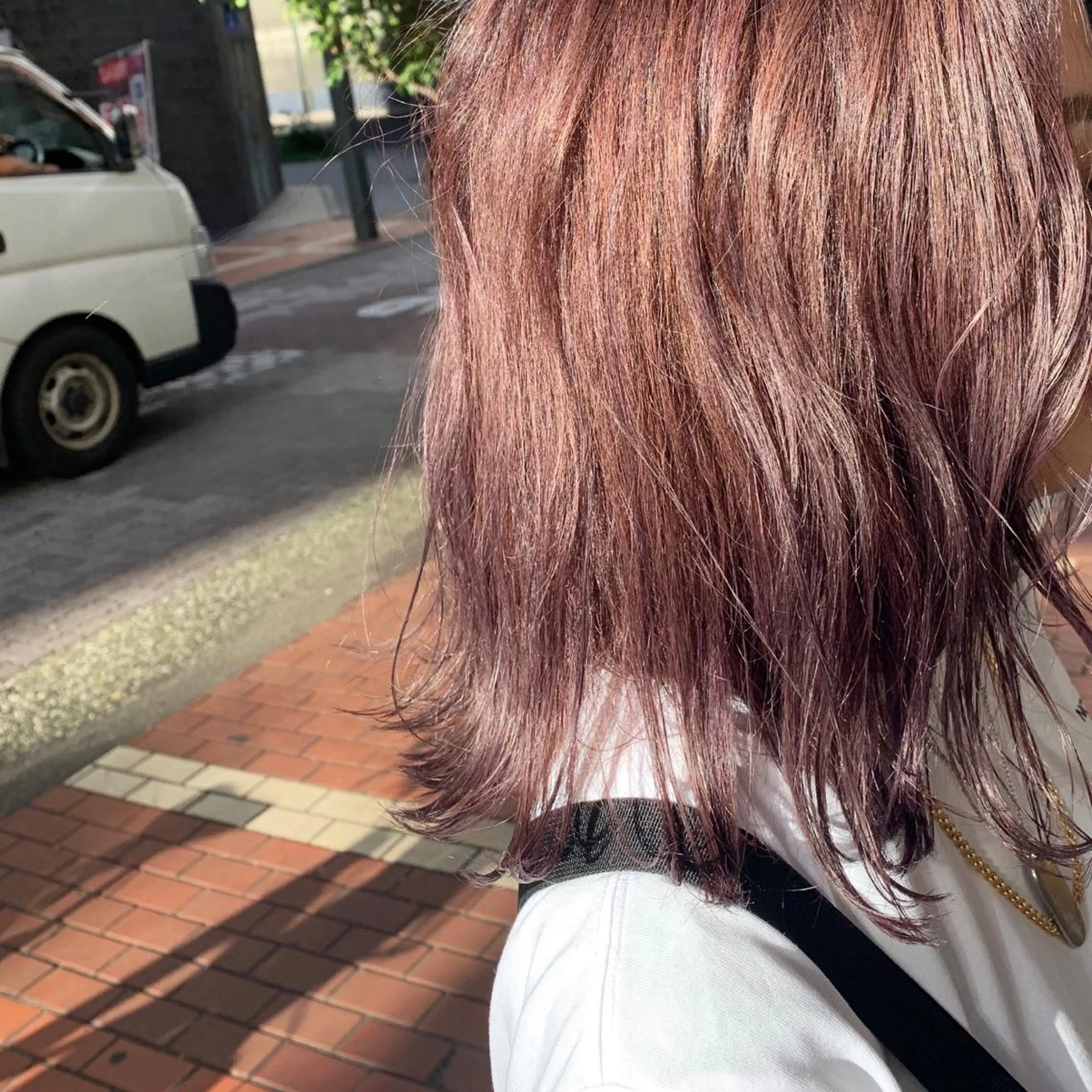 ミディアム 艶カラー/韓国顔周り 🎀mamiのヘアスタイル