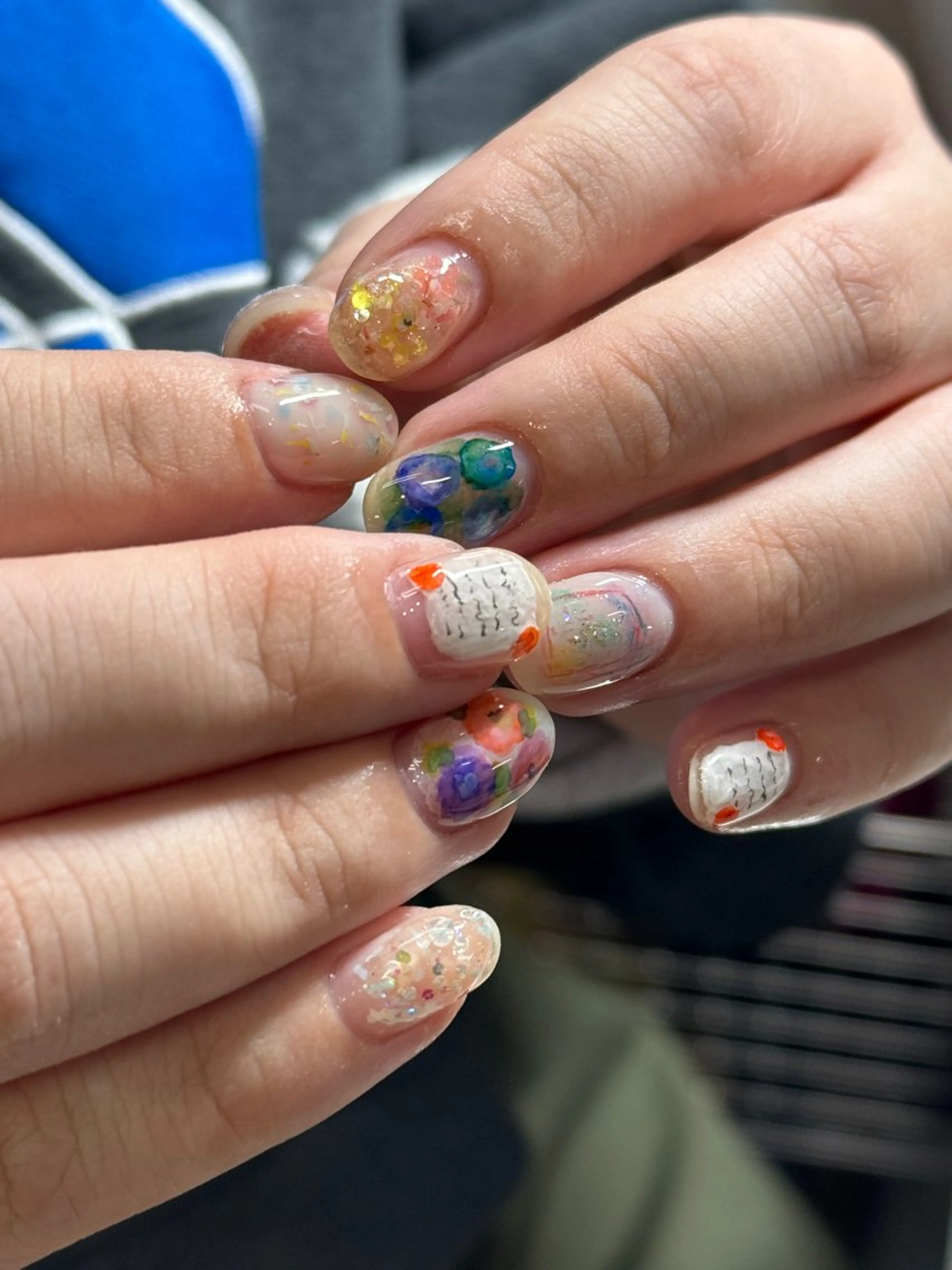 ネイル nail atelier 泡沫 utakata所属・ナカジマミナミ ﾈｲﾘｽﾄのネイルデザイン