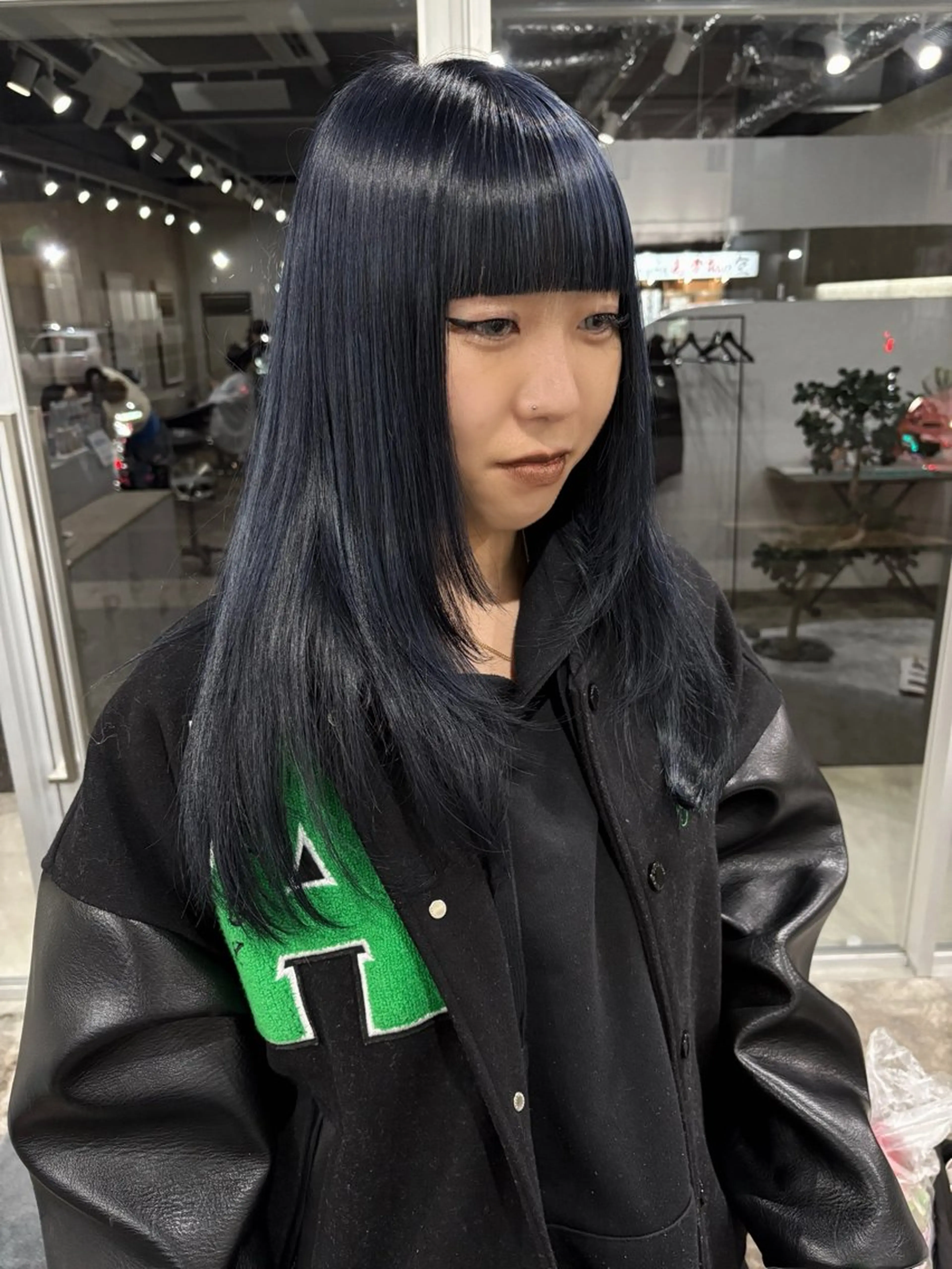 セミロング ヘアカラー 岩間 萌々果/eimのヘアスタイル