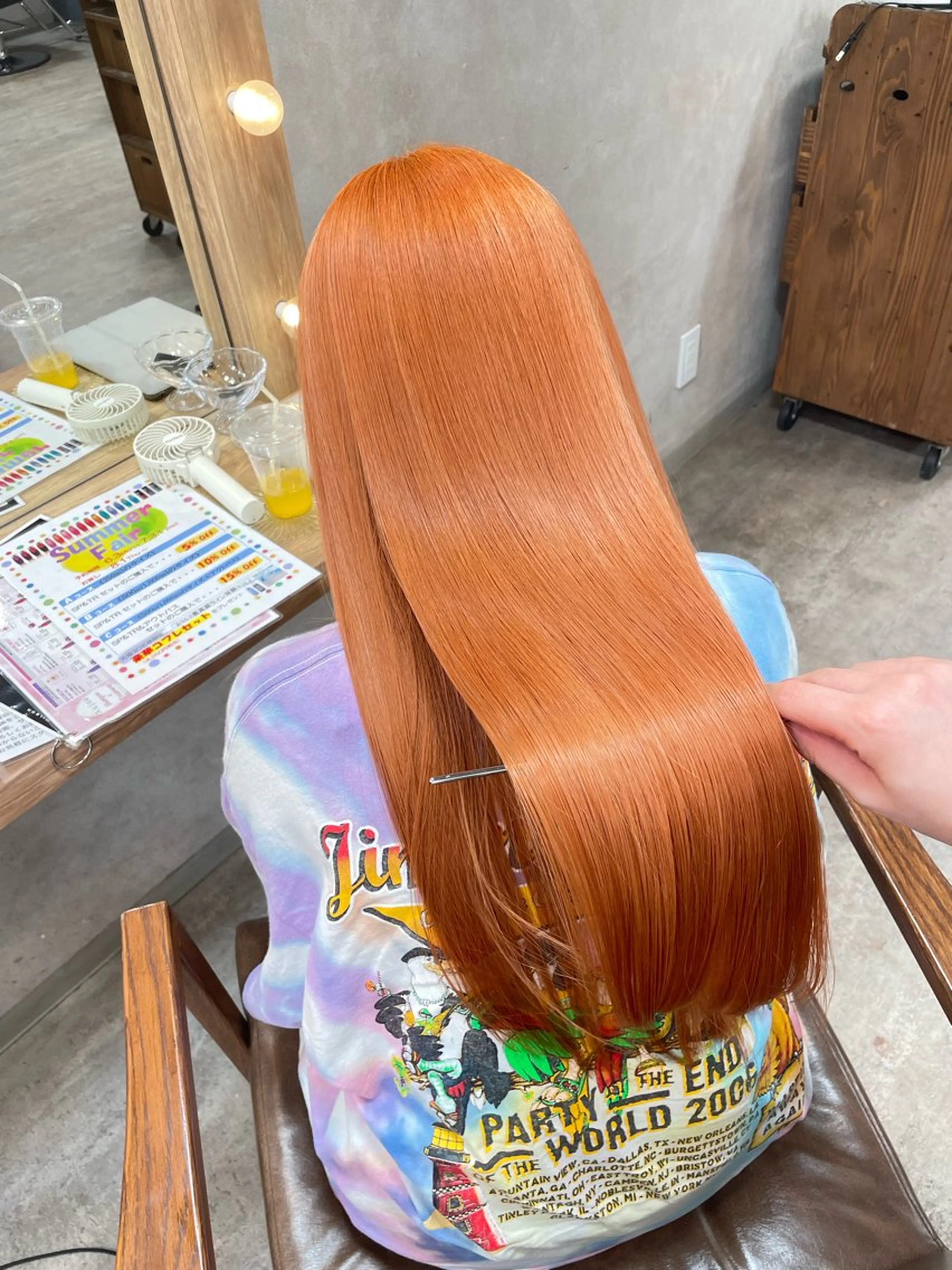 ロング ヘアカラー トリートメント 🔖RIENS /renaのヘアスタイル