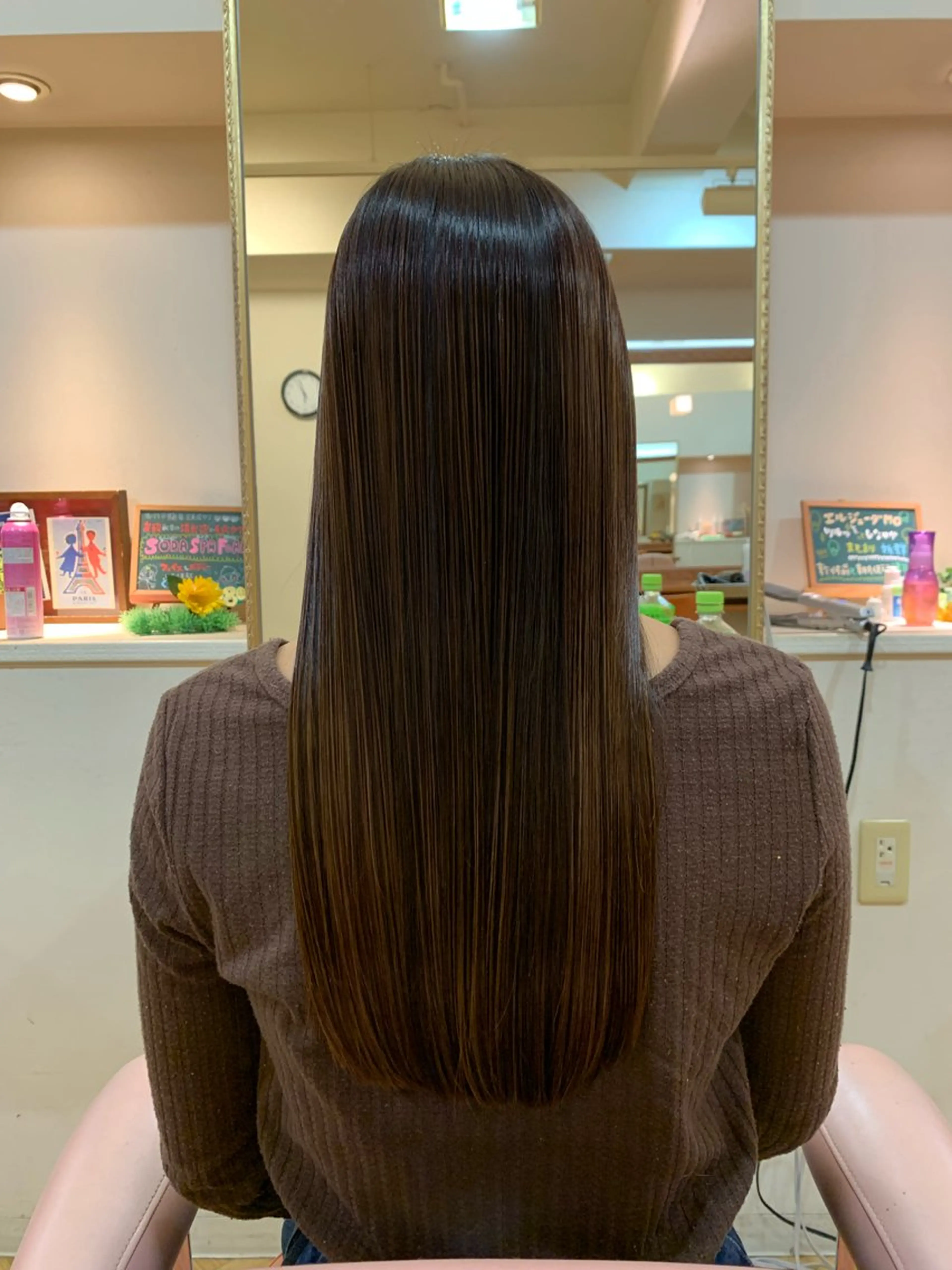 ロング カット 縮毛矯正 トリートメント STELLA所属・髪質改善/縮毛矯正 /菊田将成のヘアスタイル