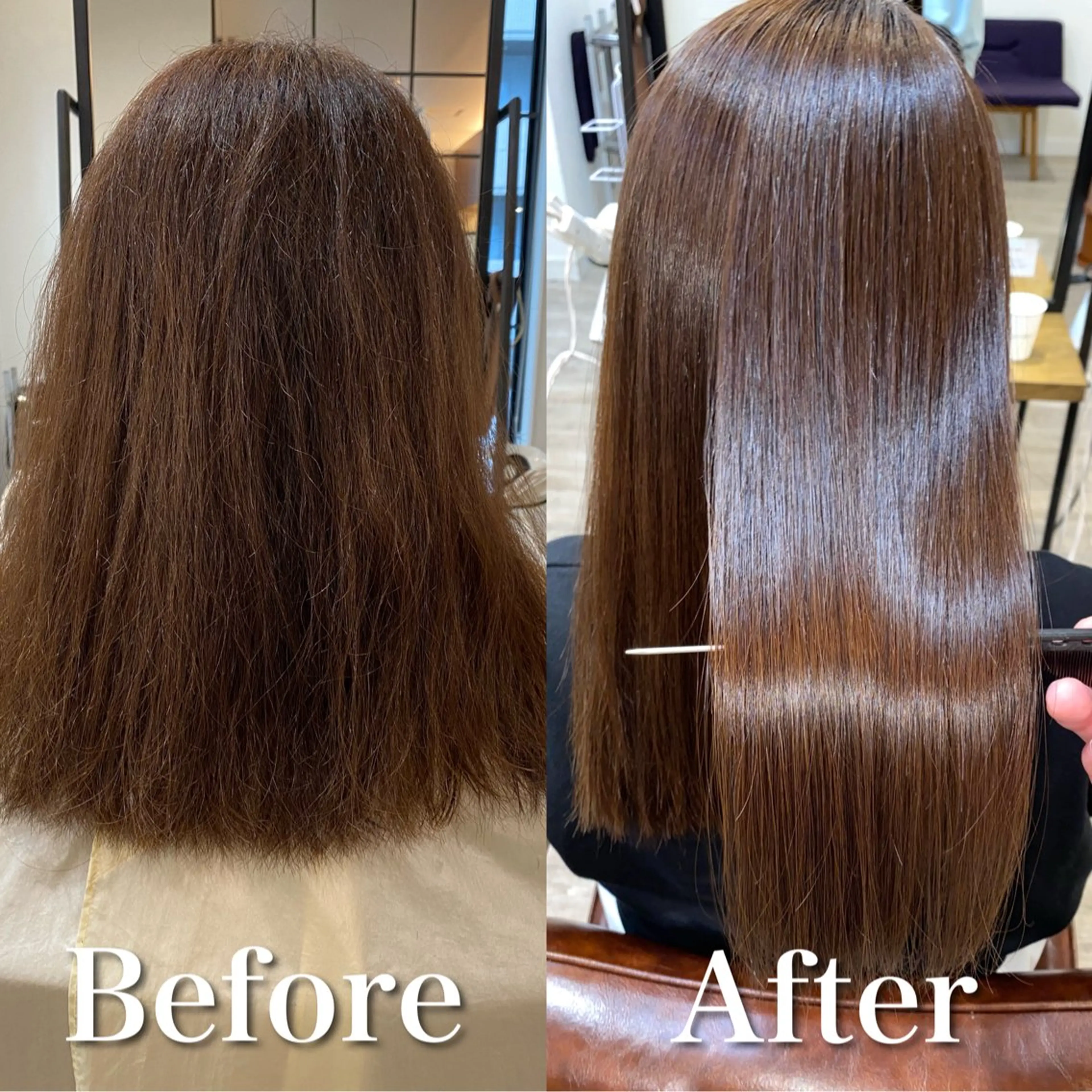 ロング 髪質改善 縮毛矯正 カット 縮毛矯正 トリートメント 🌟ショート/シ ョートボブ/岡田🌟のヘアスタイル