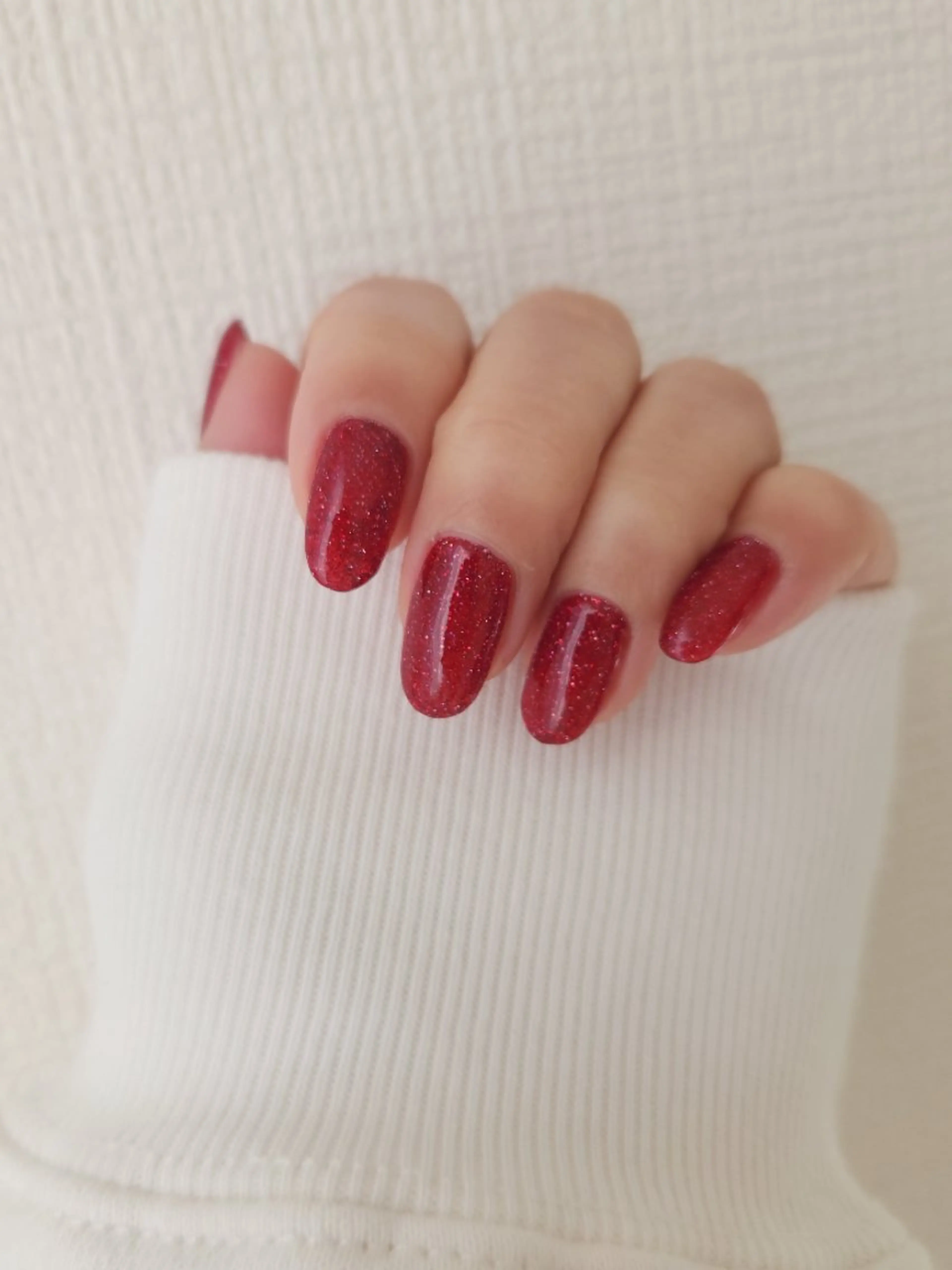 ネイル フラッシュネイル 赤色 Non.中目黒nail所属・NailSalon  N.中目黒のネイルデザイン