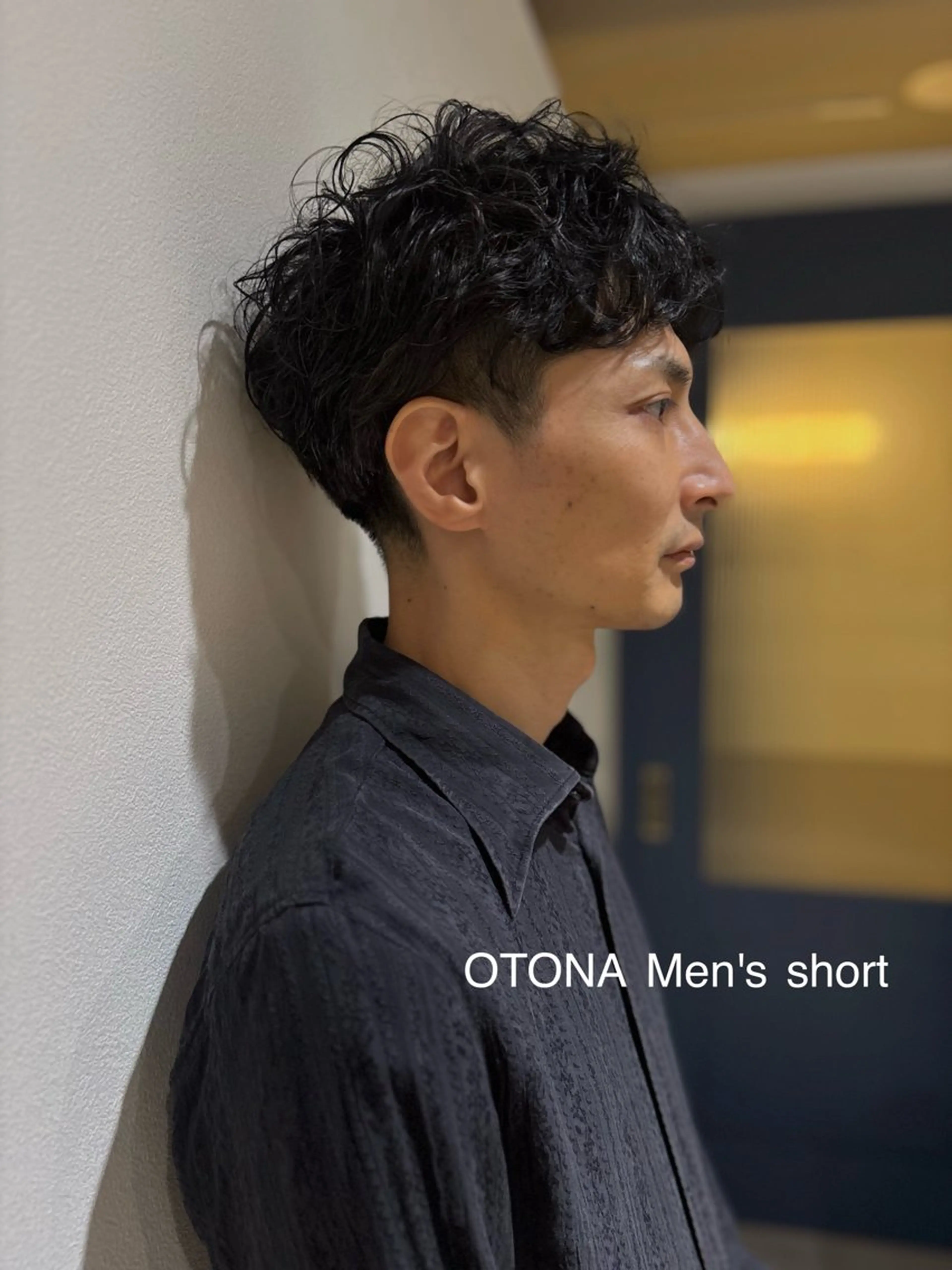 メンズカット＋パーマの写真