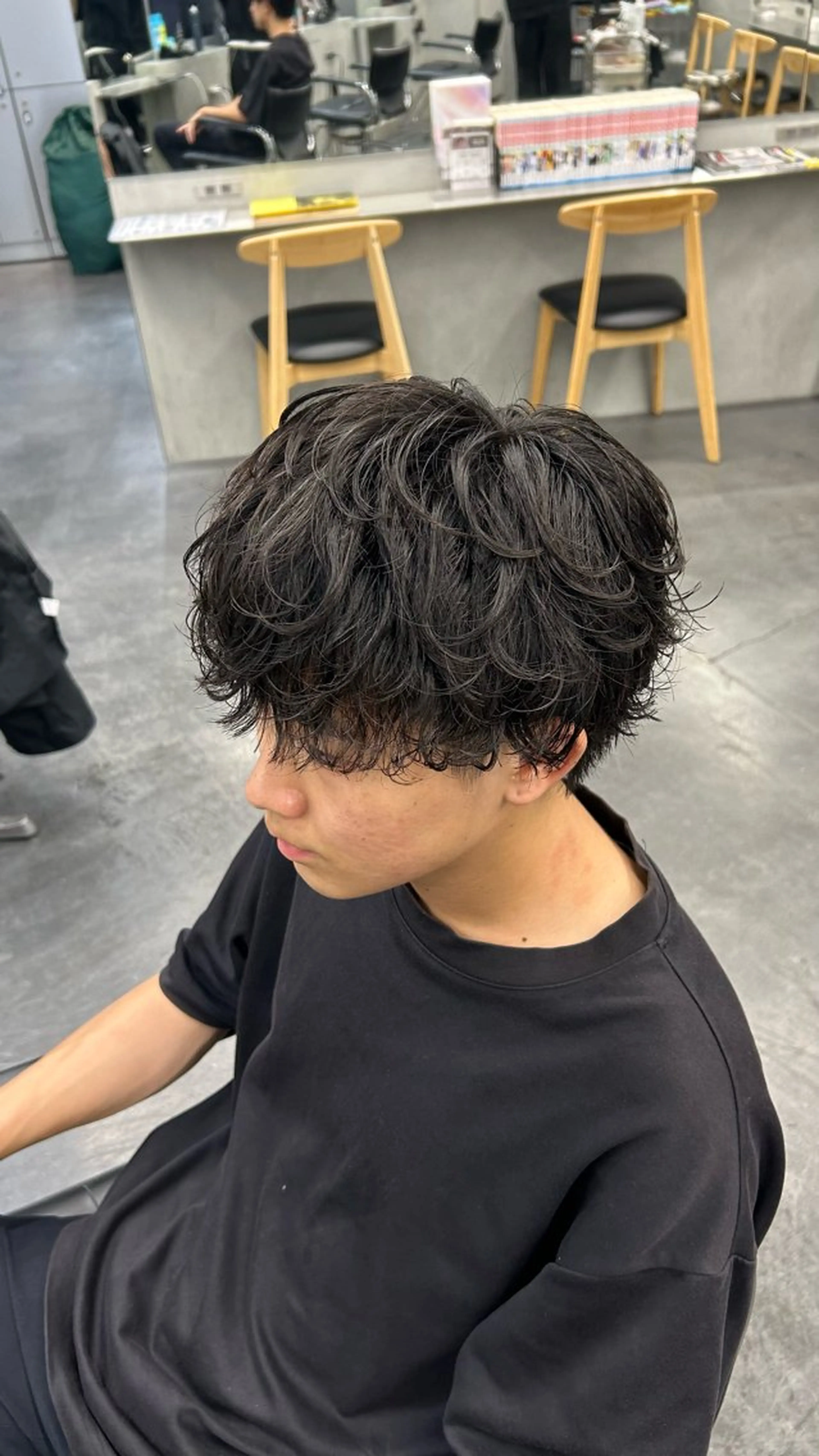 パーマ メンズ 藤平海音/fifth PARKのヘアスタイル