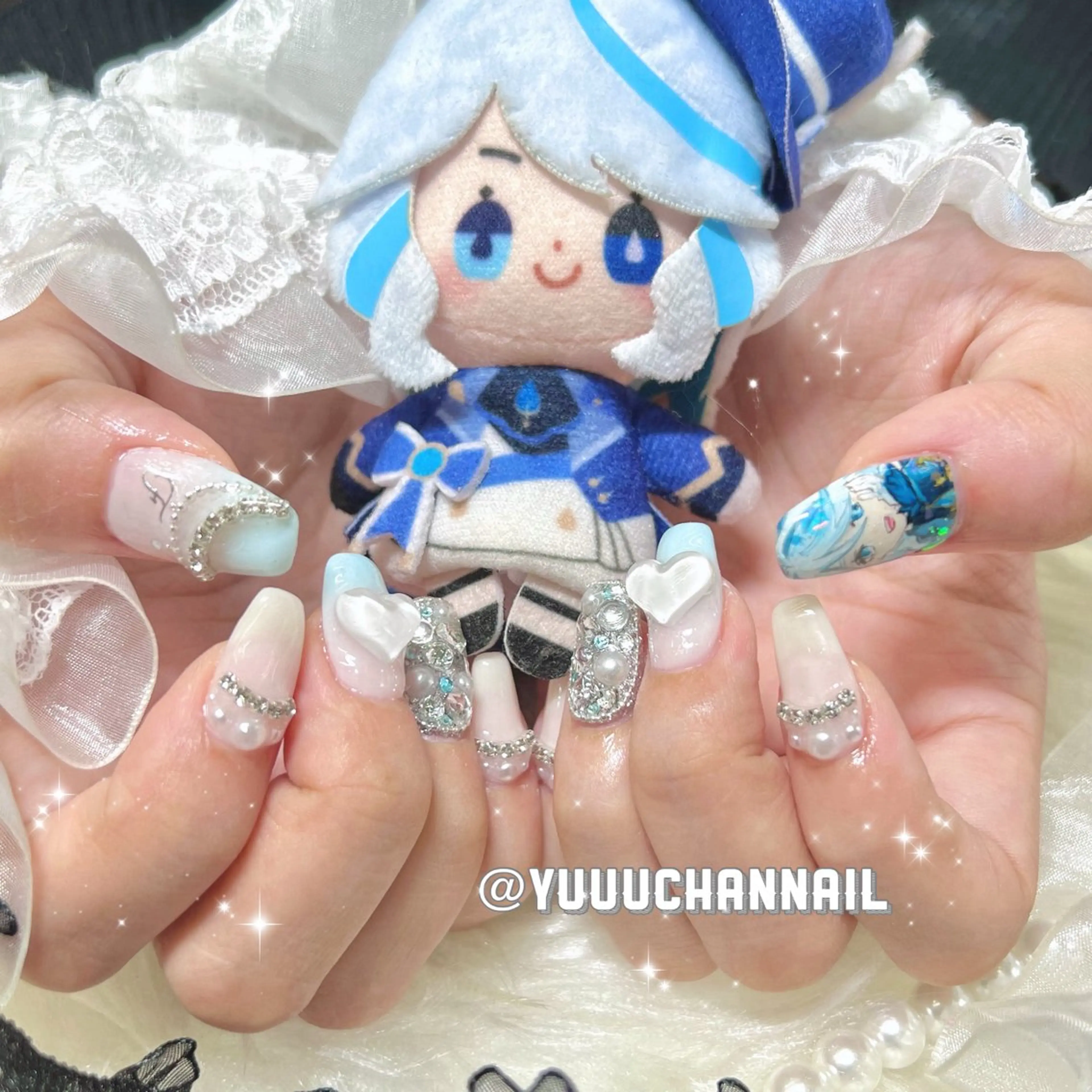 ネイル 痛ネイル🩷渋谷 🧸Yunaのネイルデザイン